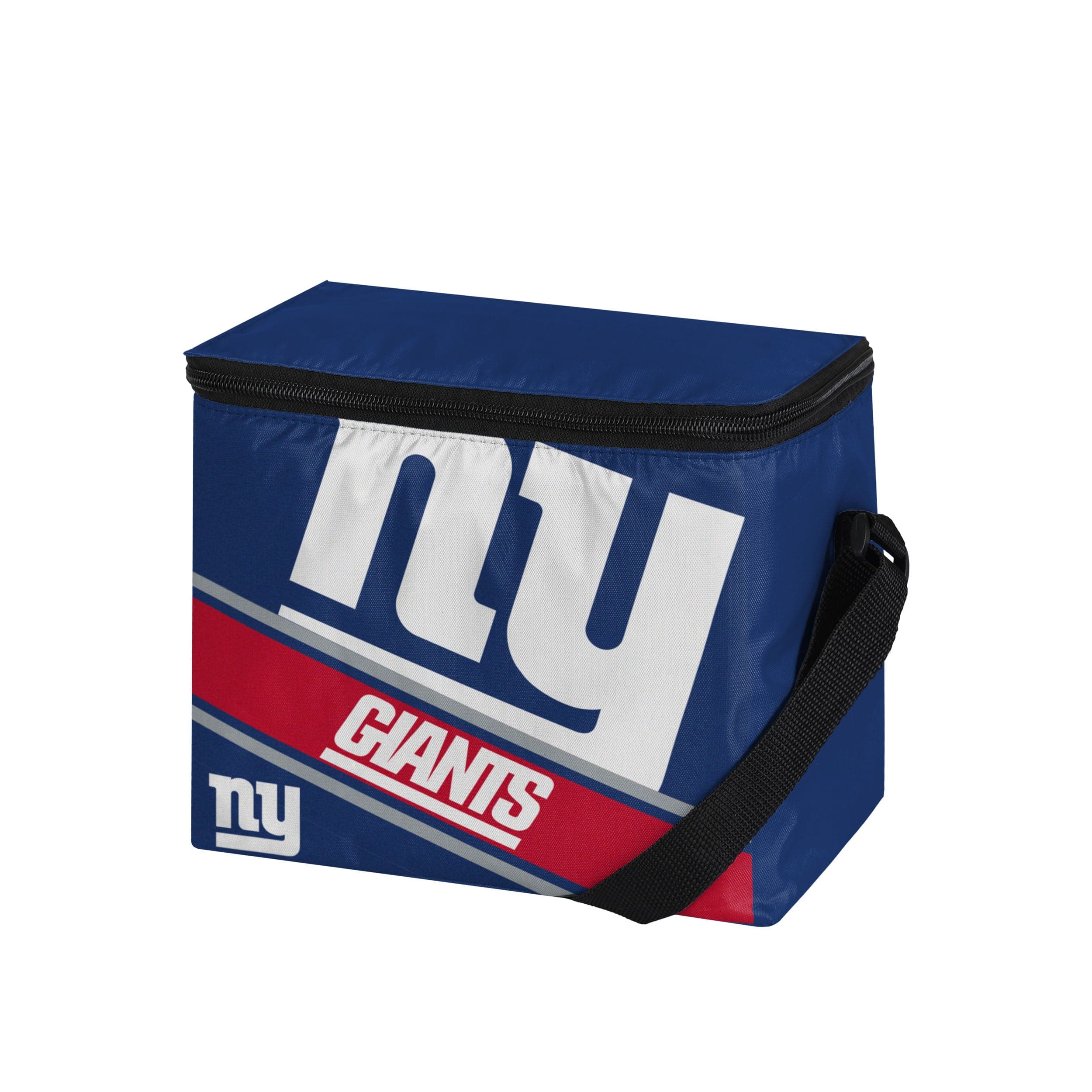 New York Giants NFL Big Logo Stripe 6 Pack Cooler - Image 2