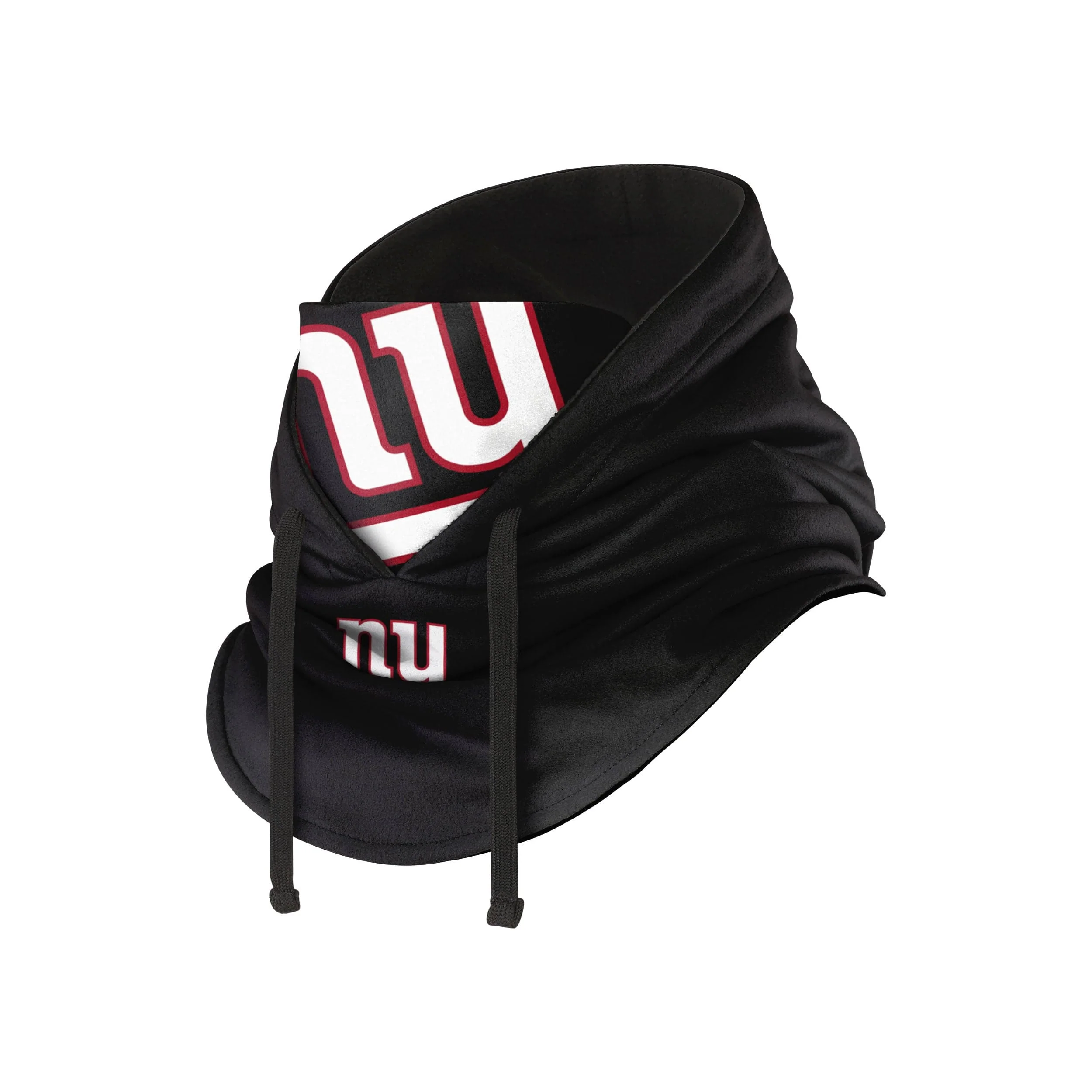 New York Giants NFL Black Drawstring Hooded Gaiter - Image 2