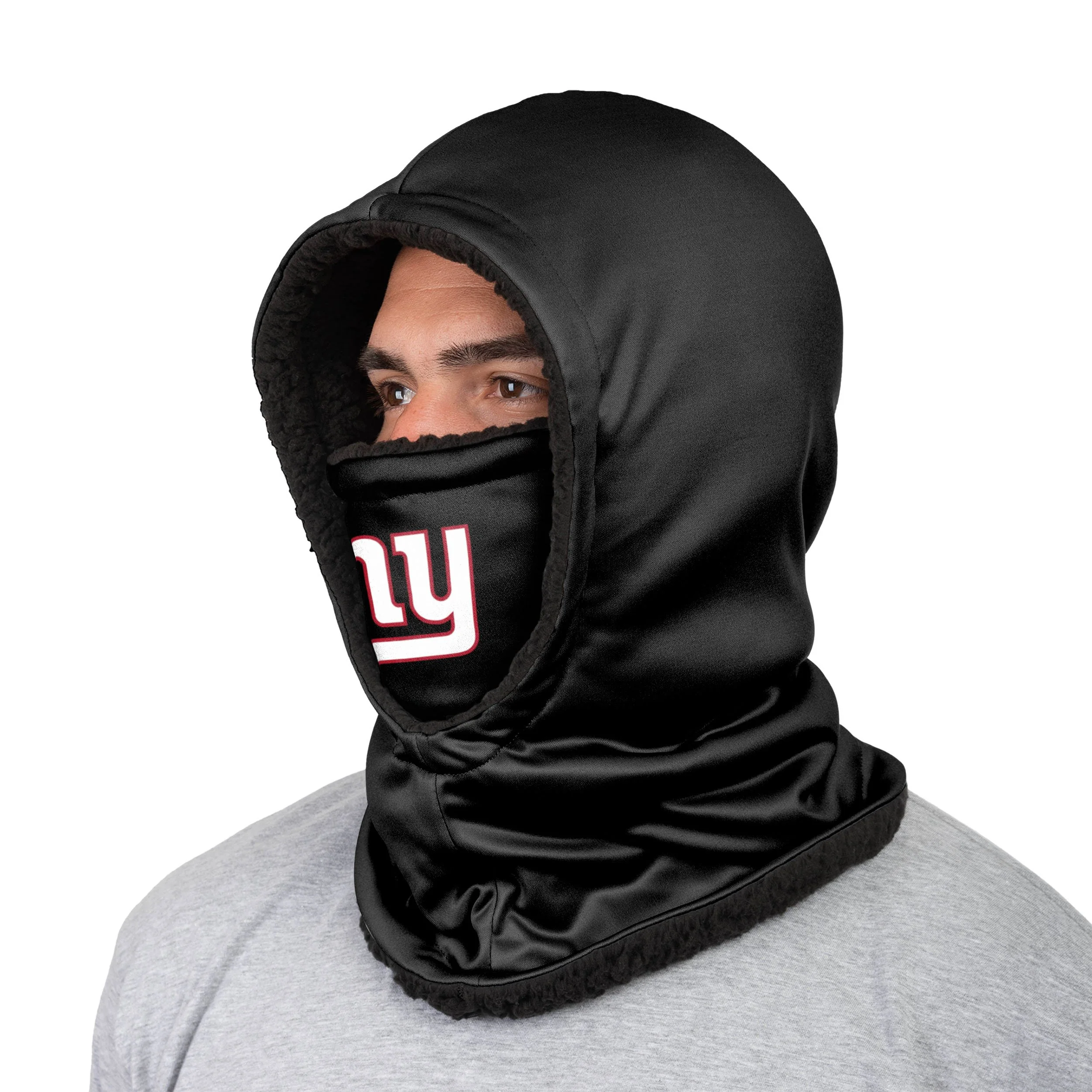 New York Giants NFL Black Hooded Gaiter - Image 2