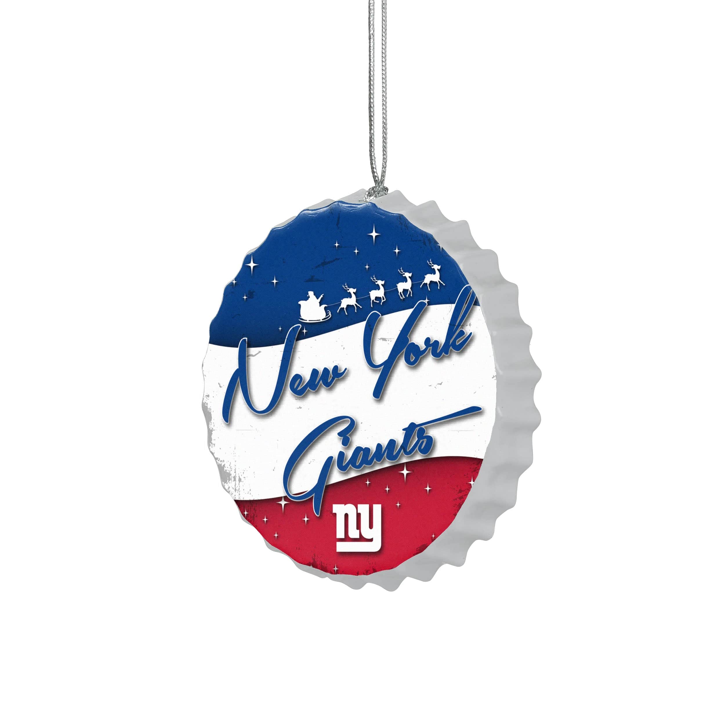 New York Giants NFL Bottlecap Sign Ornament - Image 2