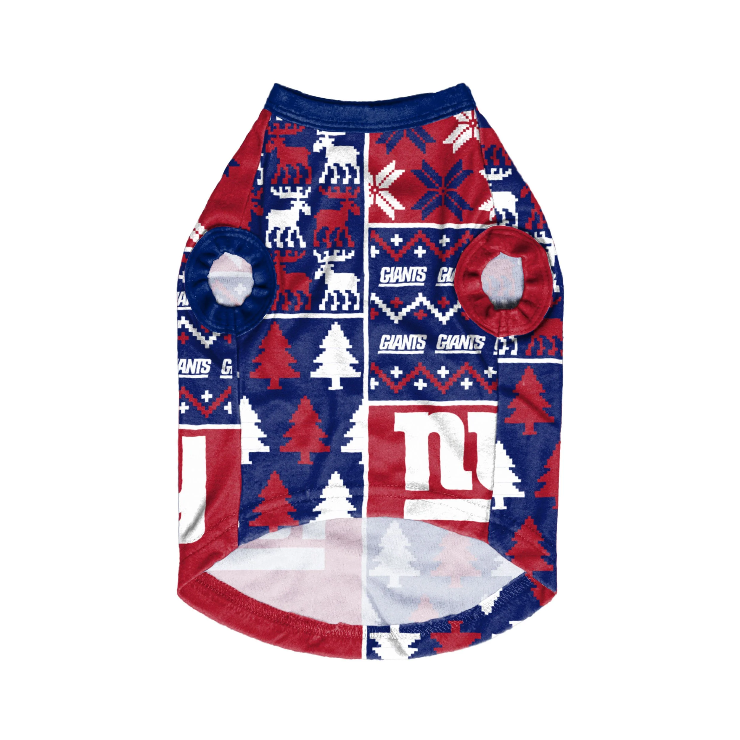 New York Giants NFL Busy Block Dog Sweater - Image 3