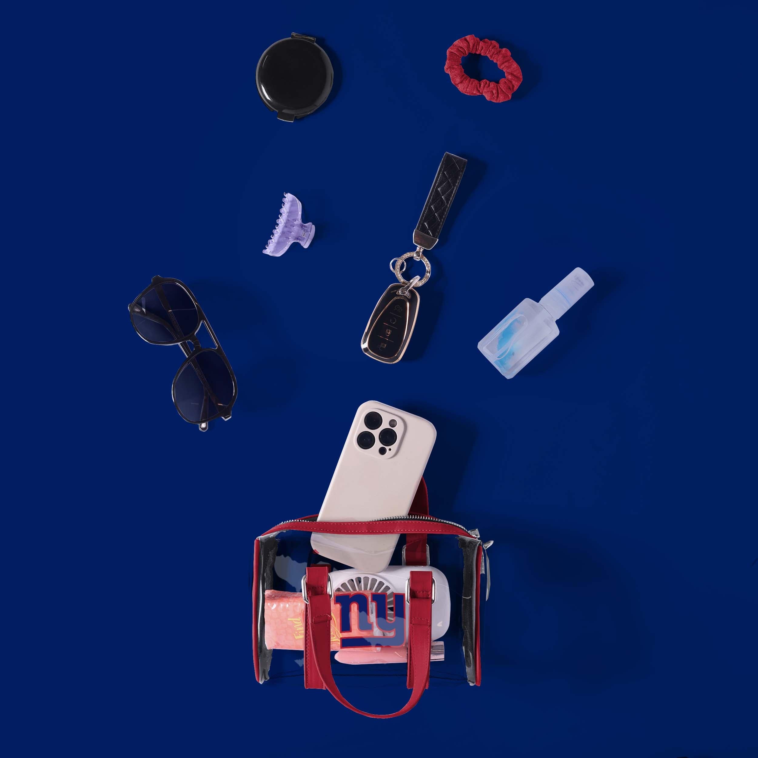 New York Giants NFL Clear Barrel Bag - Image 3