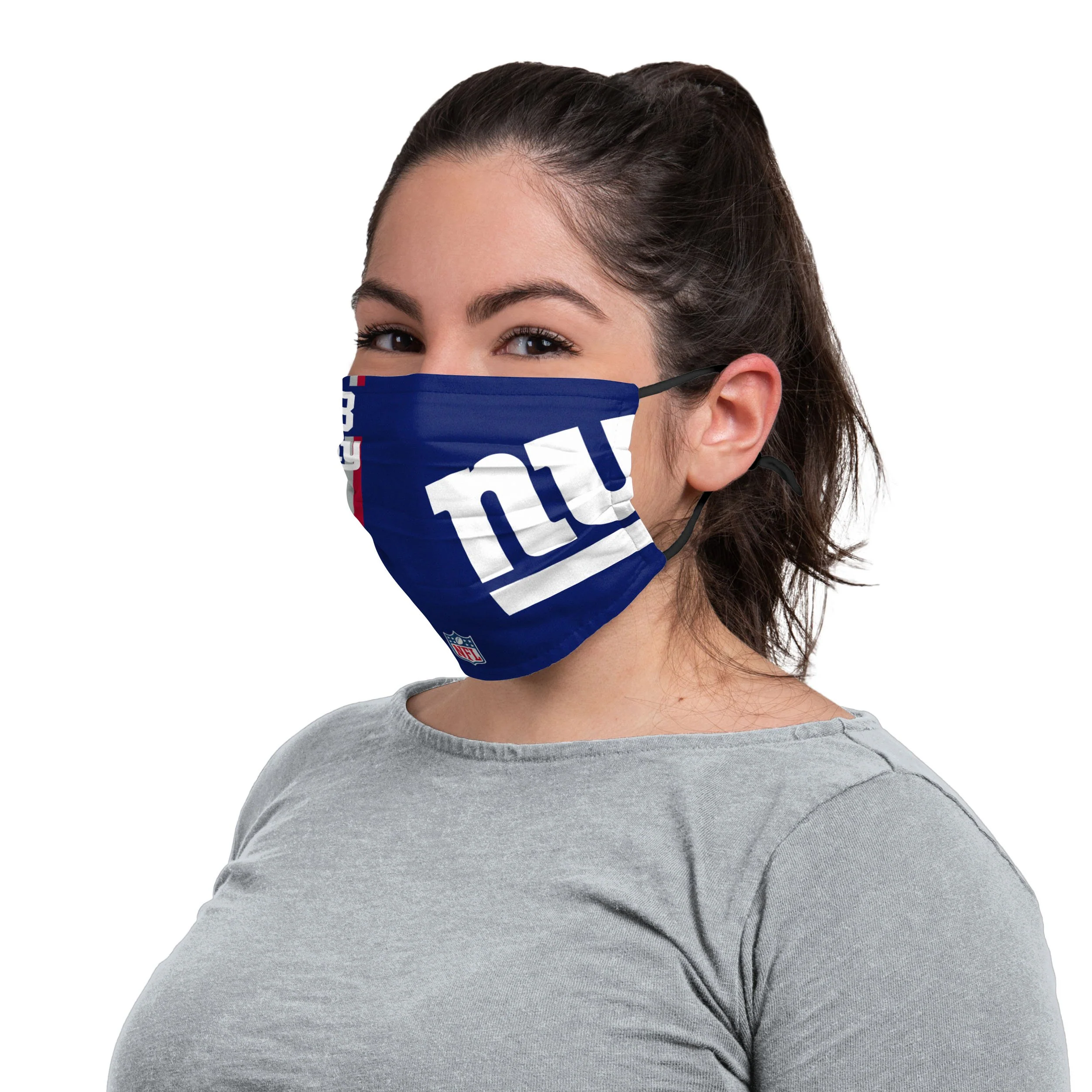 New York Giants NFL Daniel Jones On-Field Sideline Logo Face Cover - Image 3