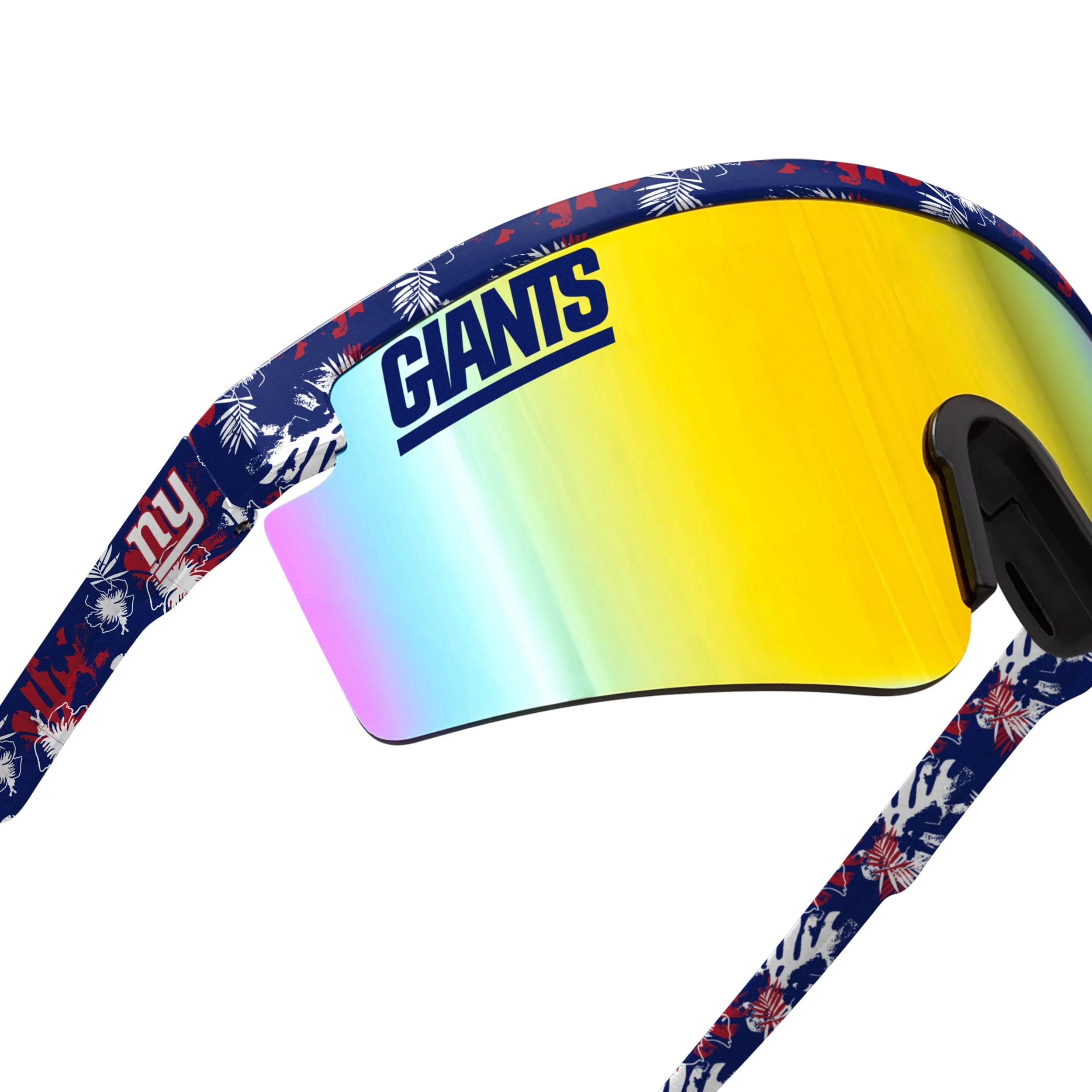 New York Giants NFL Floral Large Frame Sunglasses - Image 4