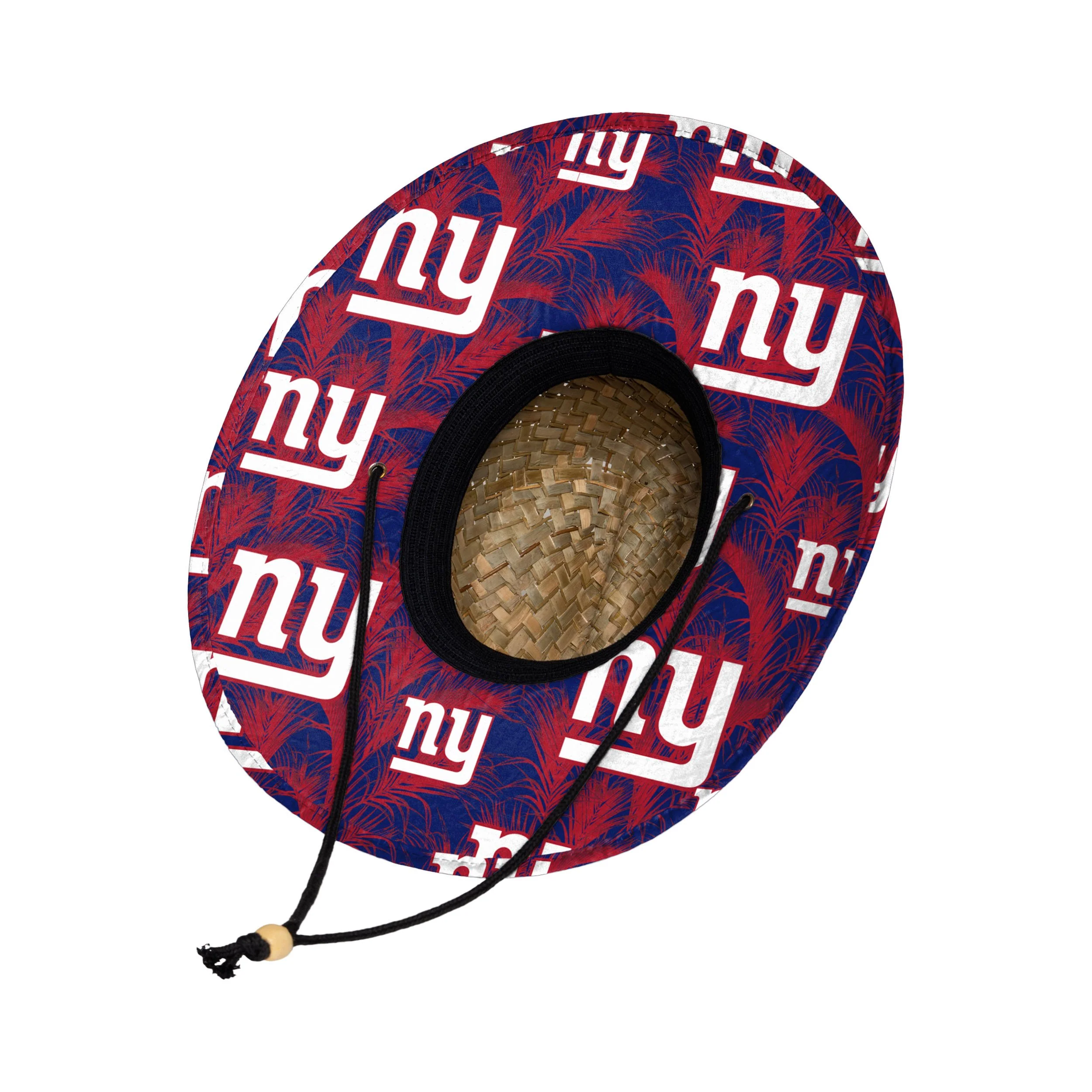 New York Giants NFL Floral Straw Hat - Image 2