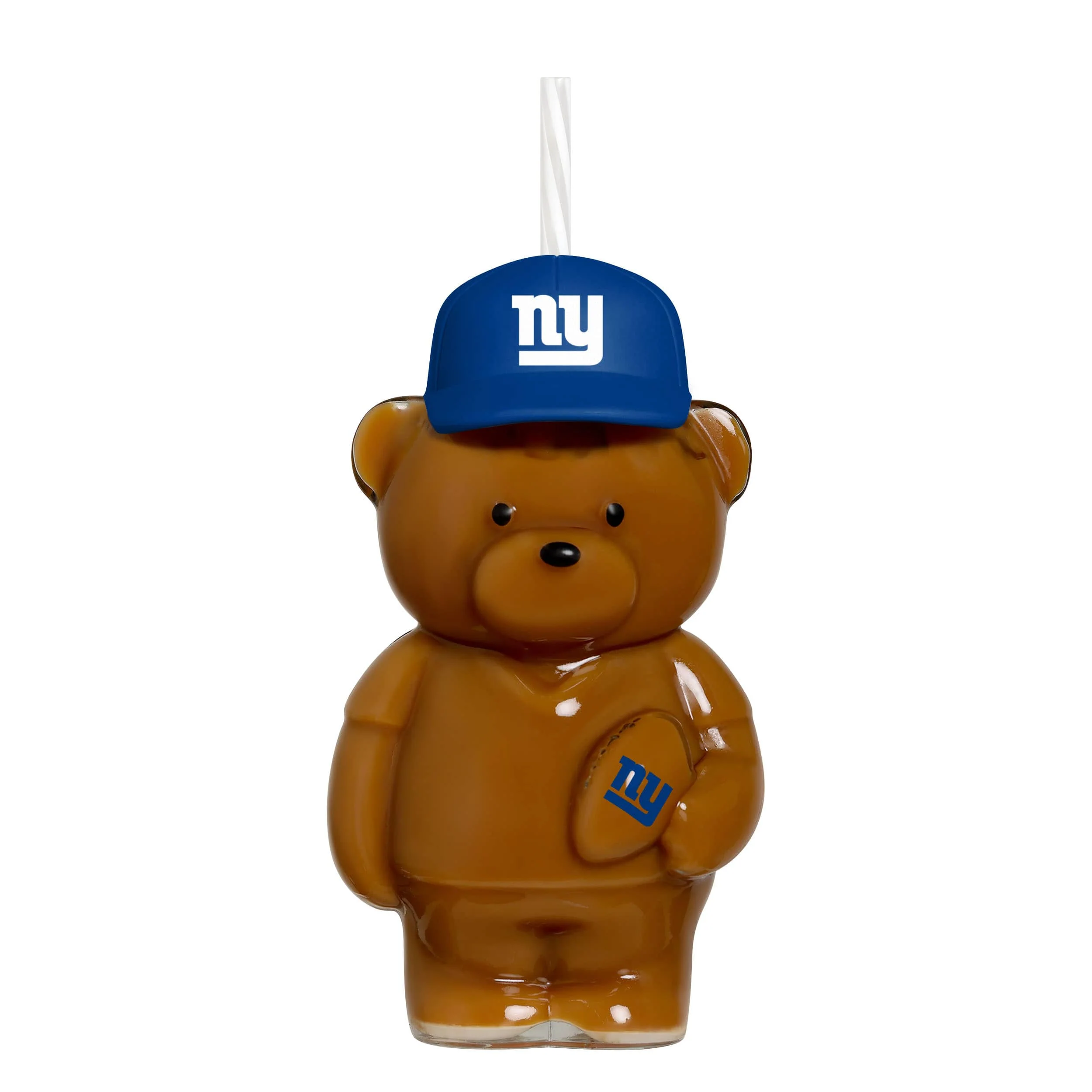 New York Giants NFL Glass Bear Tumbler (PREORDER - SHIPS LATE JUNE) - Image 2