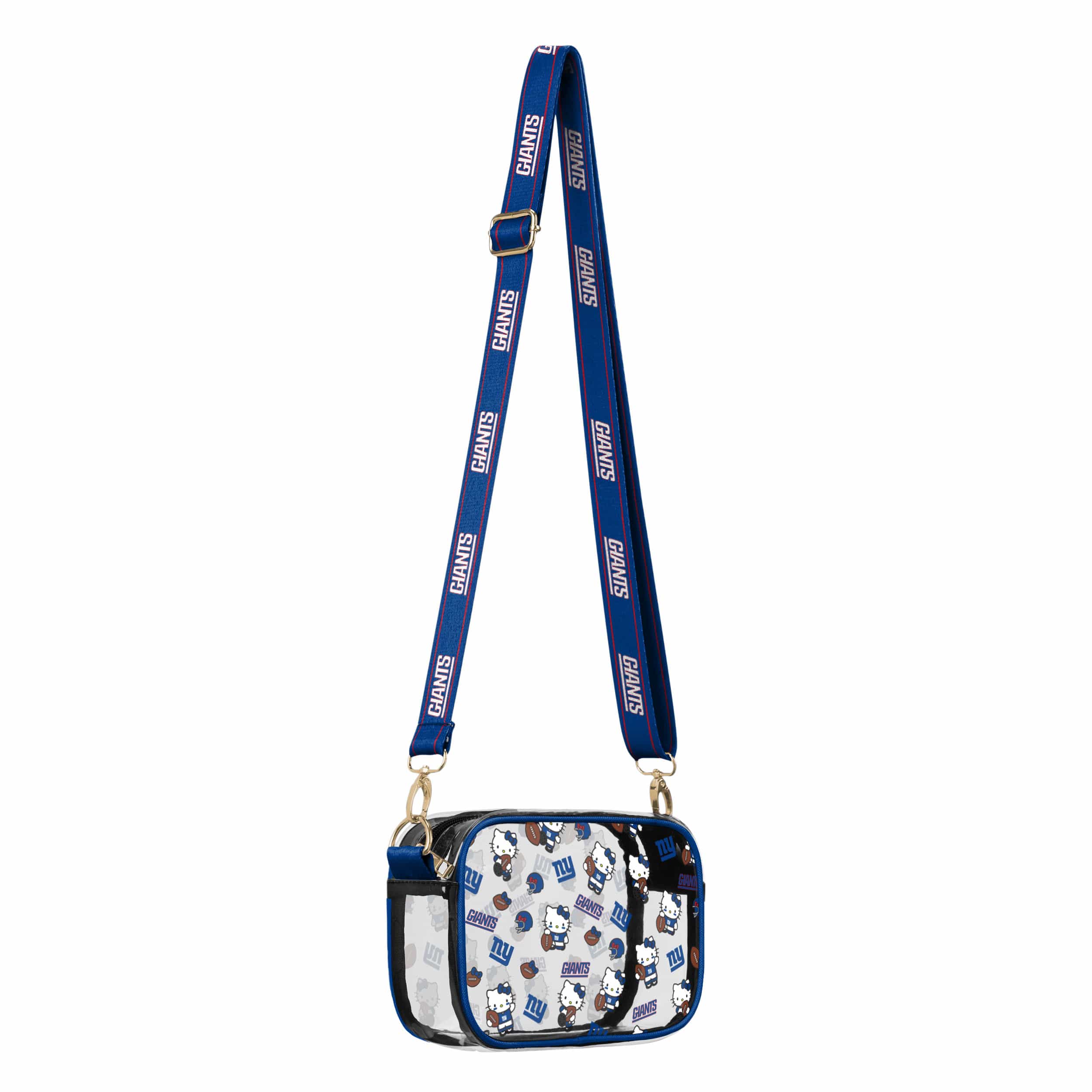 New York Giants NFL Hello Kitty® Clear Crossbody Bag - (PREORDER - SHIPS MID JUNE) - Image 2