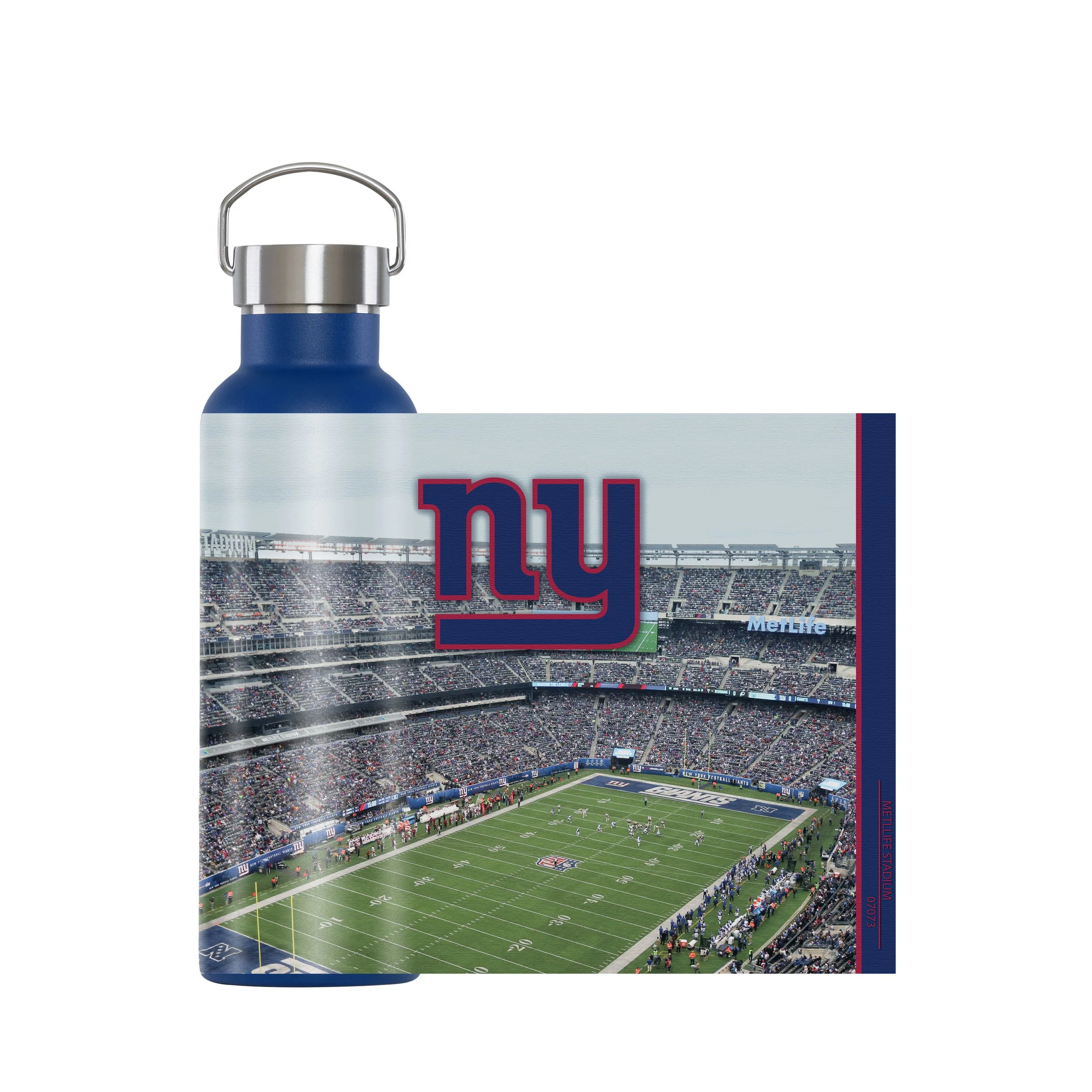 New York Giants NFL Home Field Hydration 25 oz Bottle - Image 4