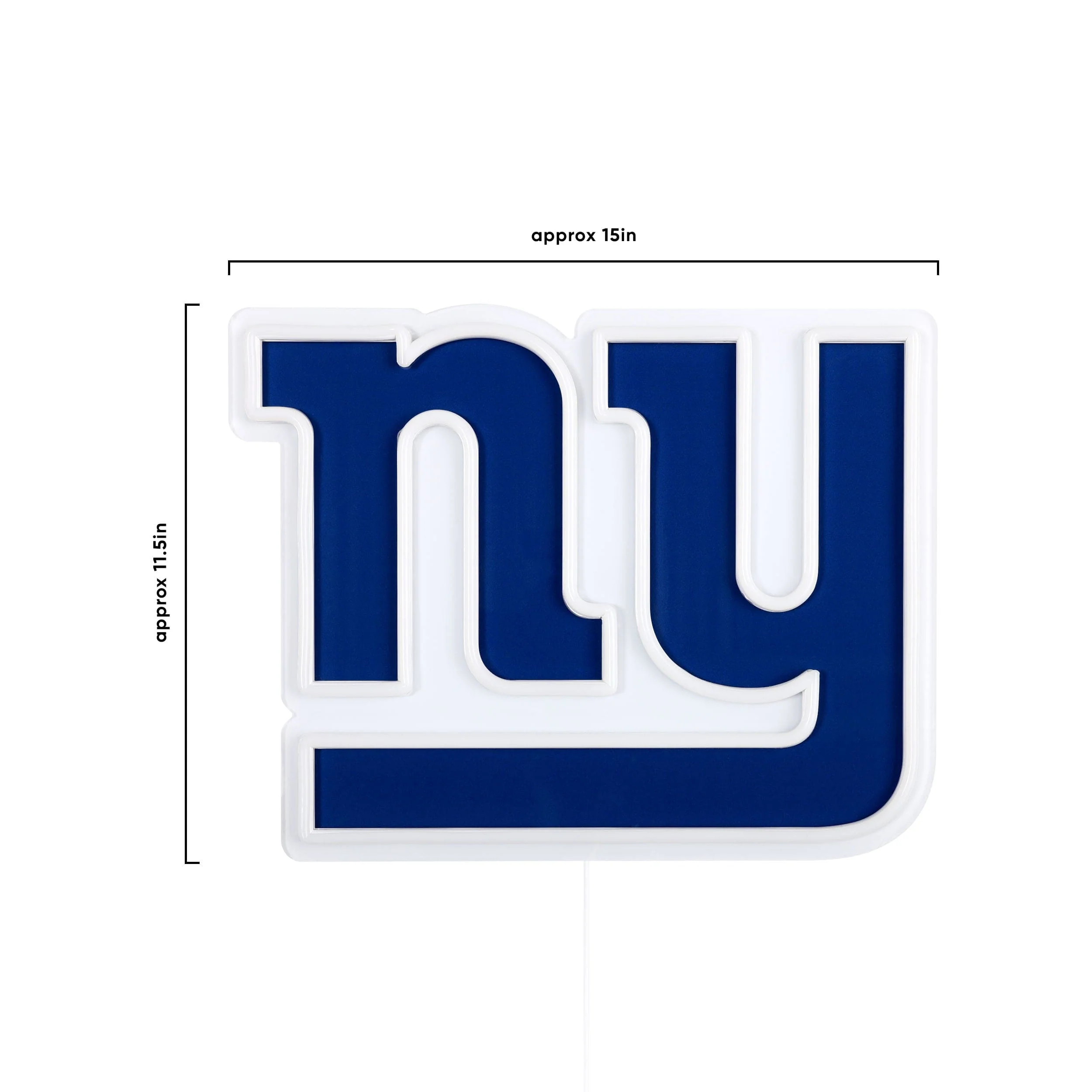 New York Giants NFL LED Neon Light Up Team Logo Sign - Image 5