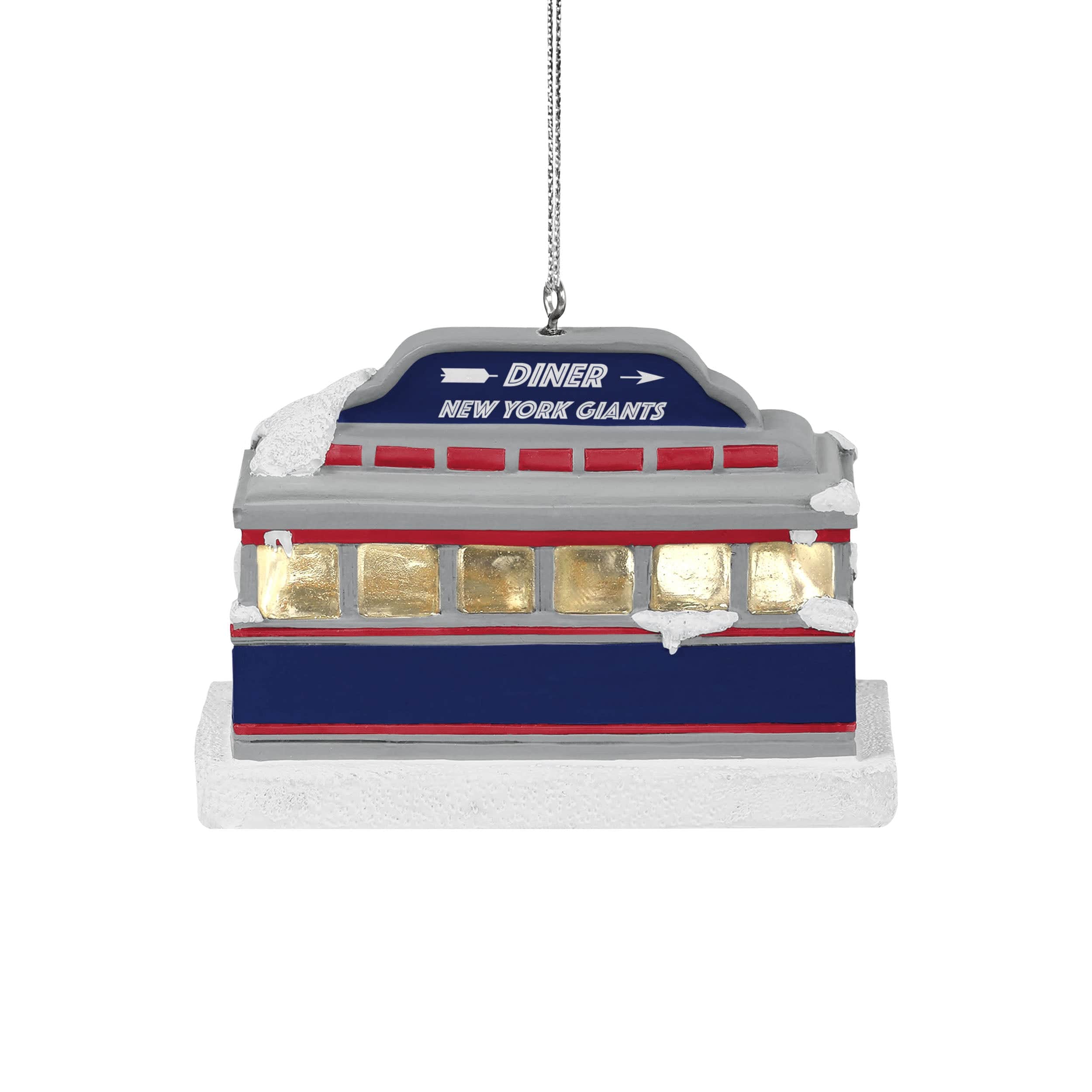 New York Giants NFL Light Up Diner Ornament - Image 4