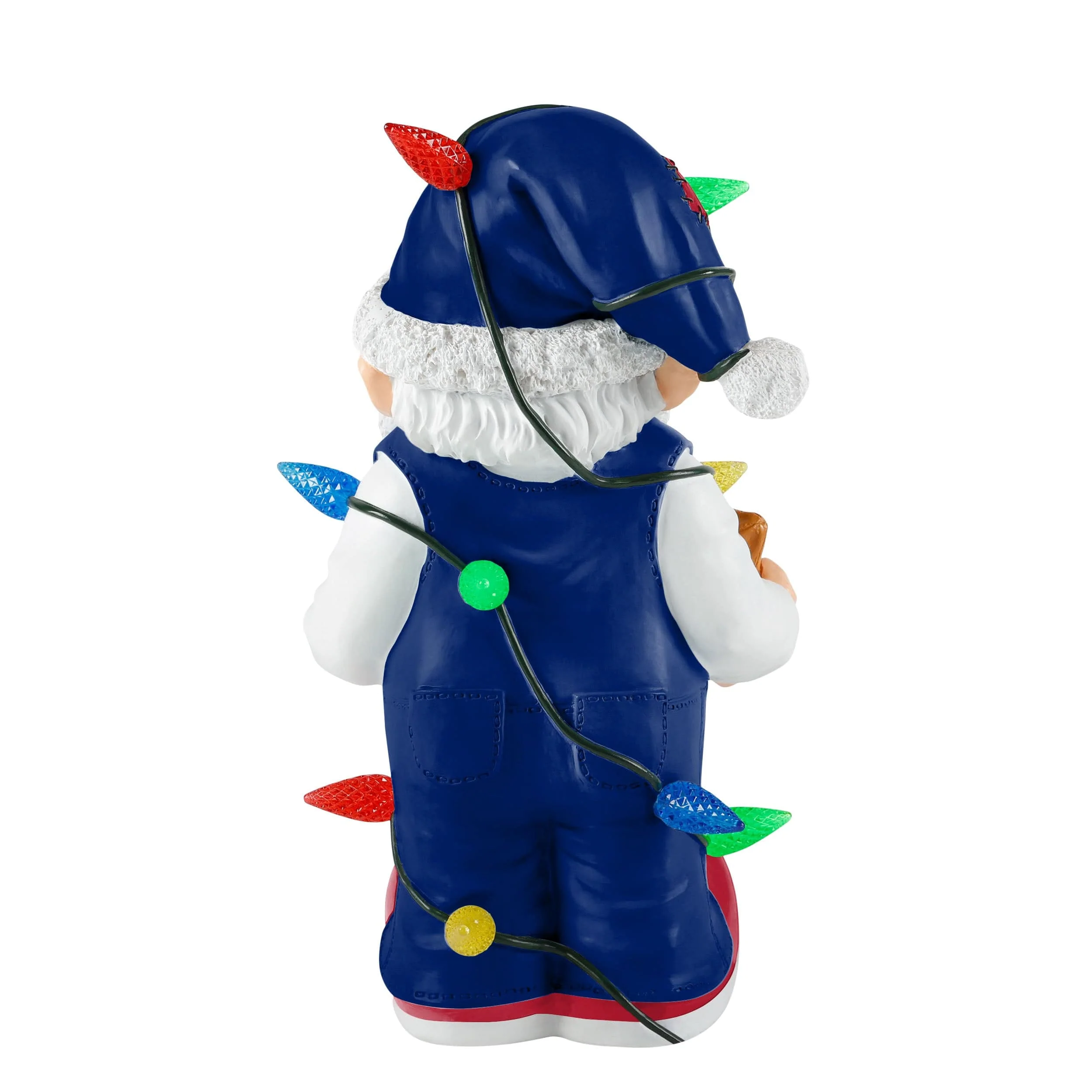 New York Giants NFL Light Up Holiday Gnome - Image 3