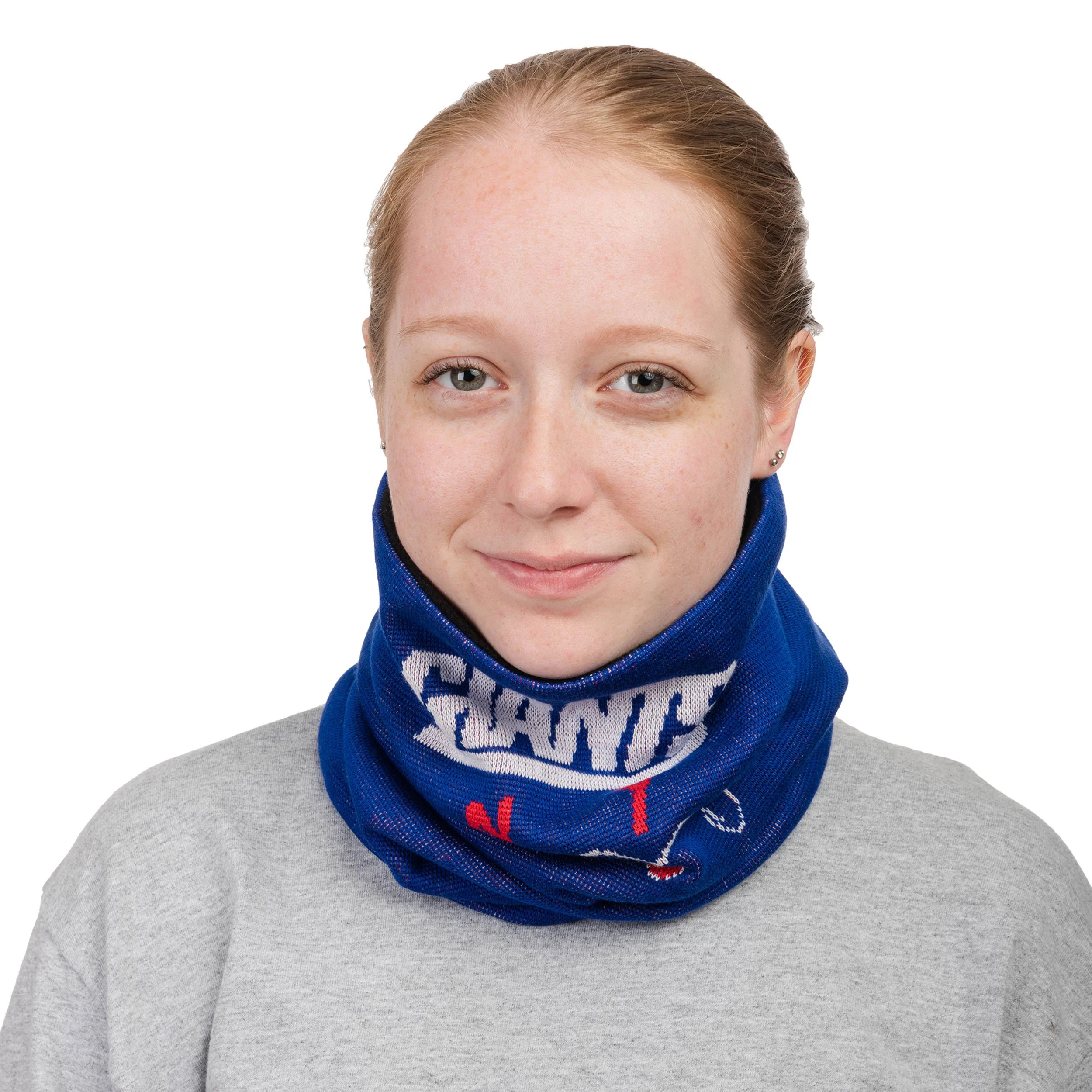 New York Giants NFL Light Up Knit Gaiter Scarf - Image 4
