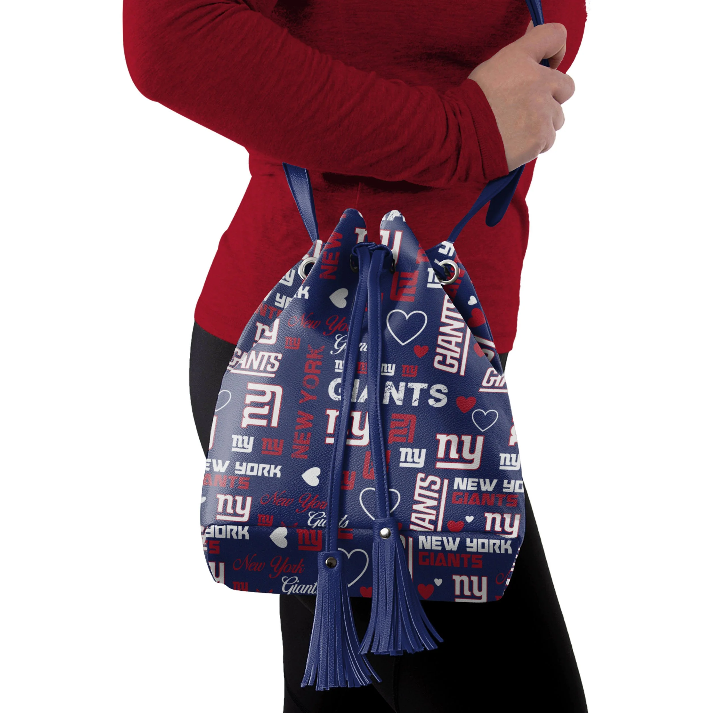 New York Giants NFL Logo Love Cinch Purse - Image 2