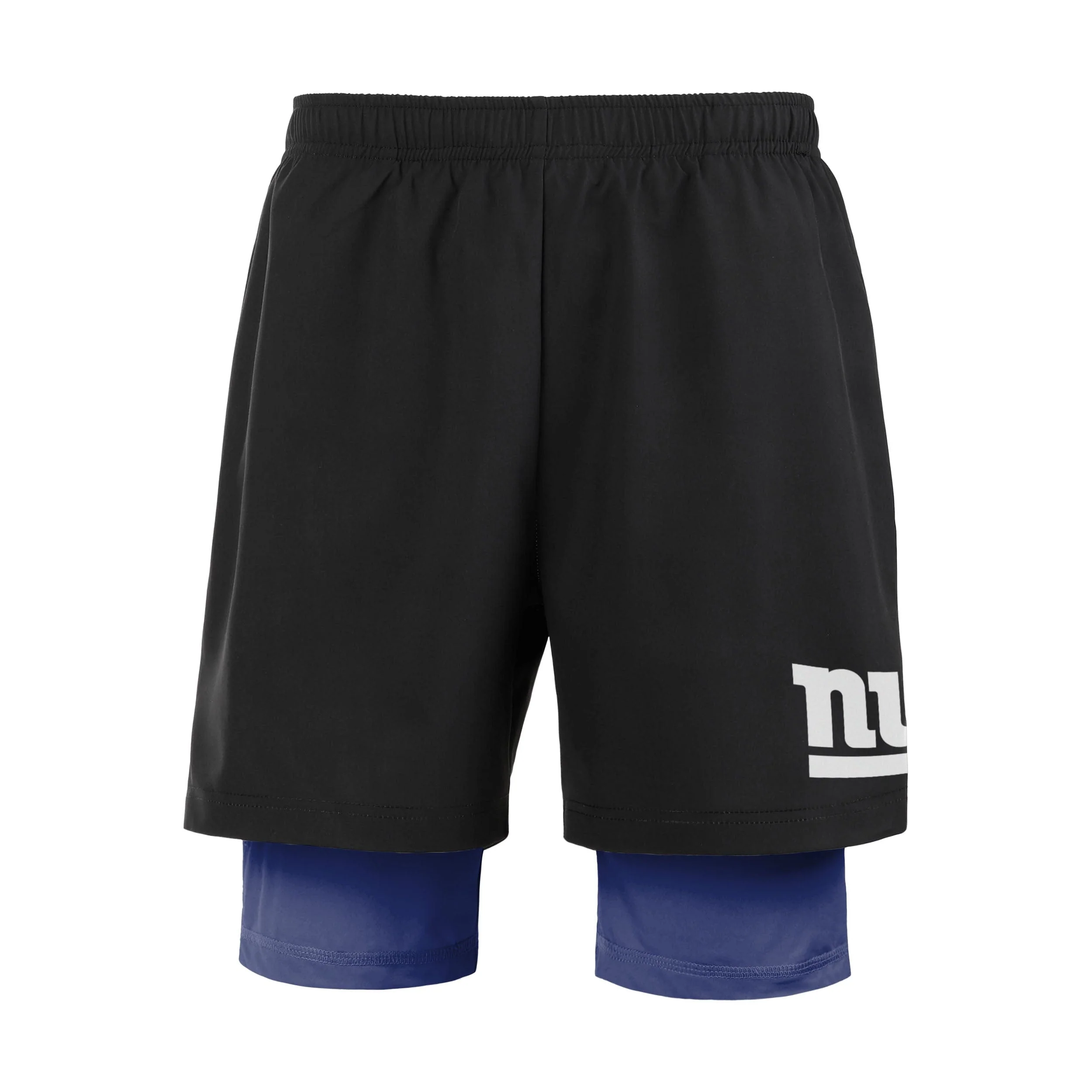 New York Giants NFL Mens Black Team Color Lining Shorts