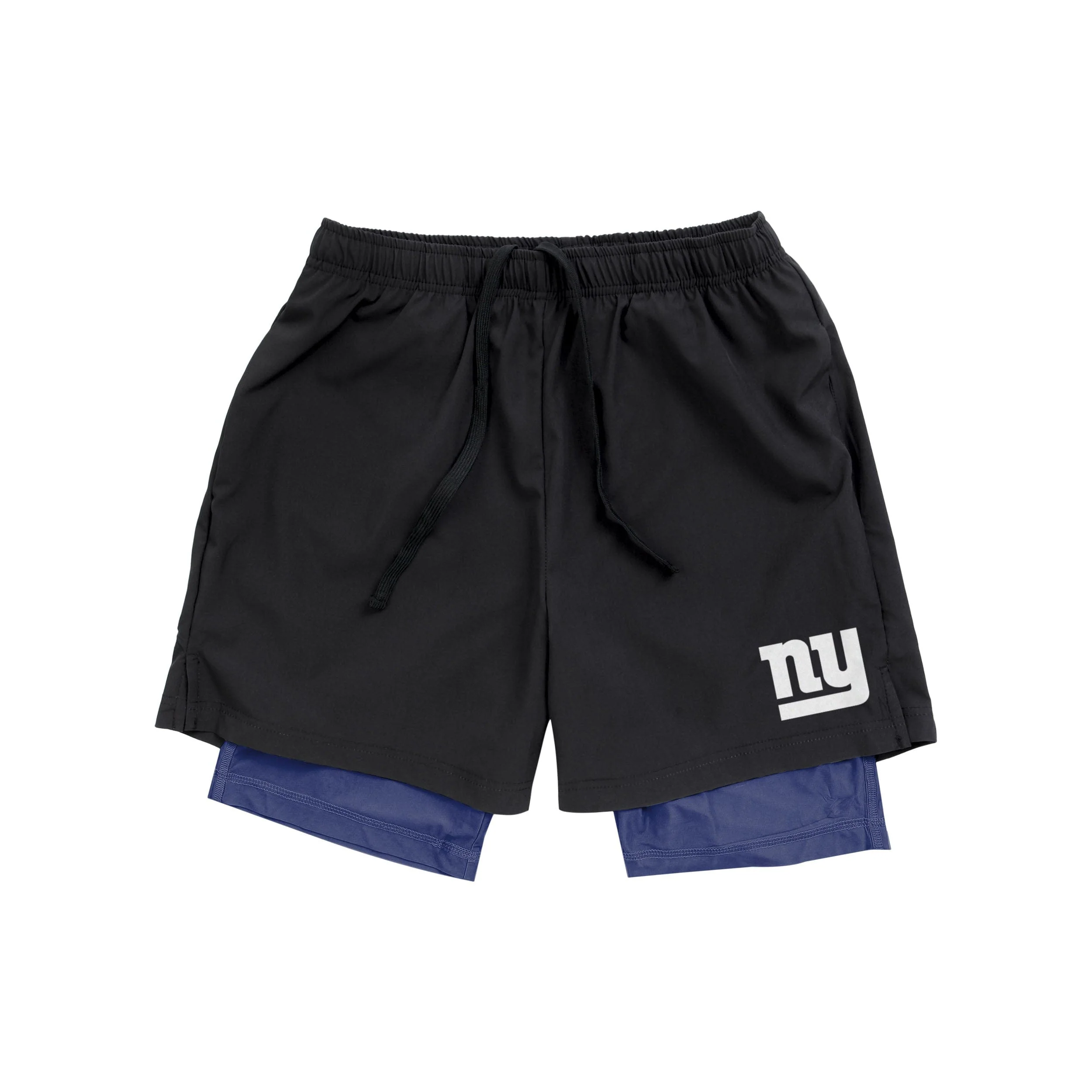 New York Giants NFL Mens Black Team Color Lining Shorts - Image 4