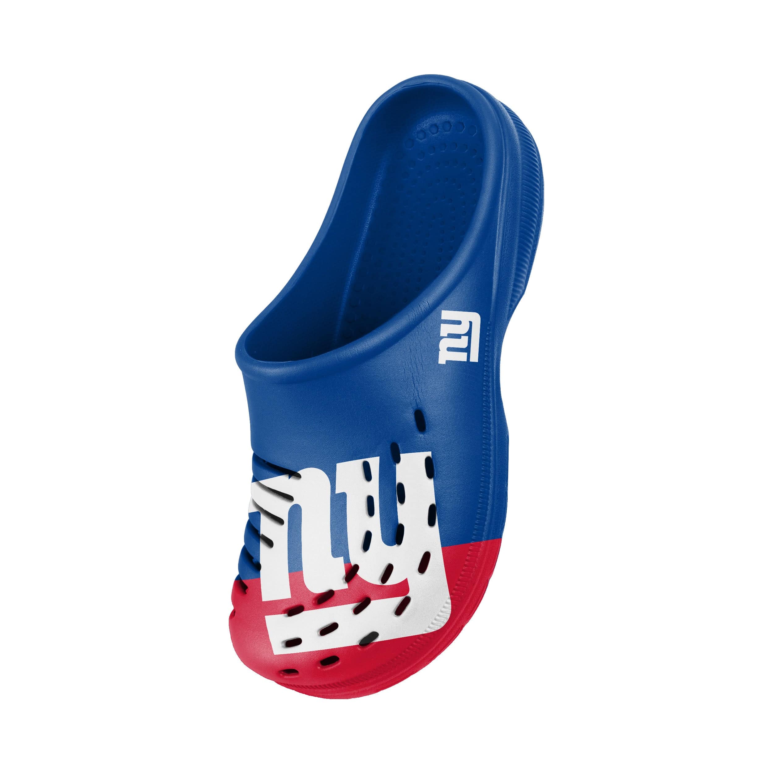 New York Giants NFL Mens Colorblock Big Logo Clog - Image 3