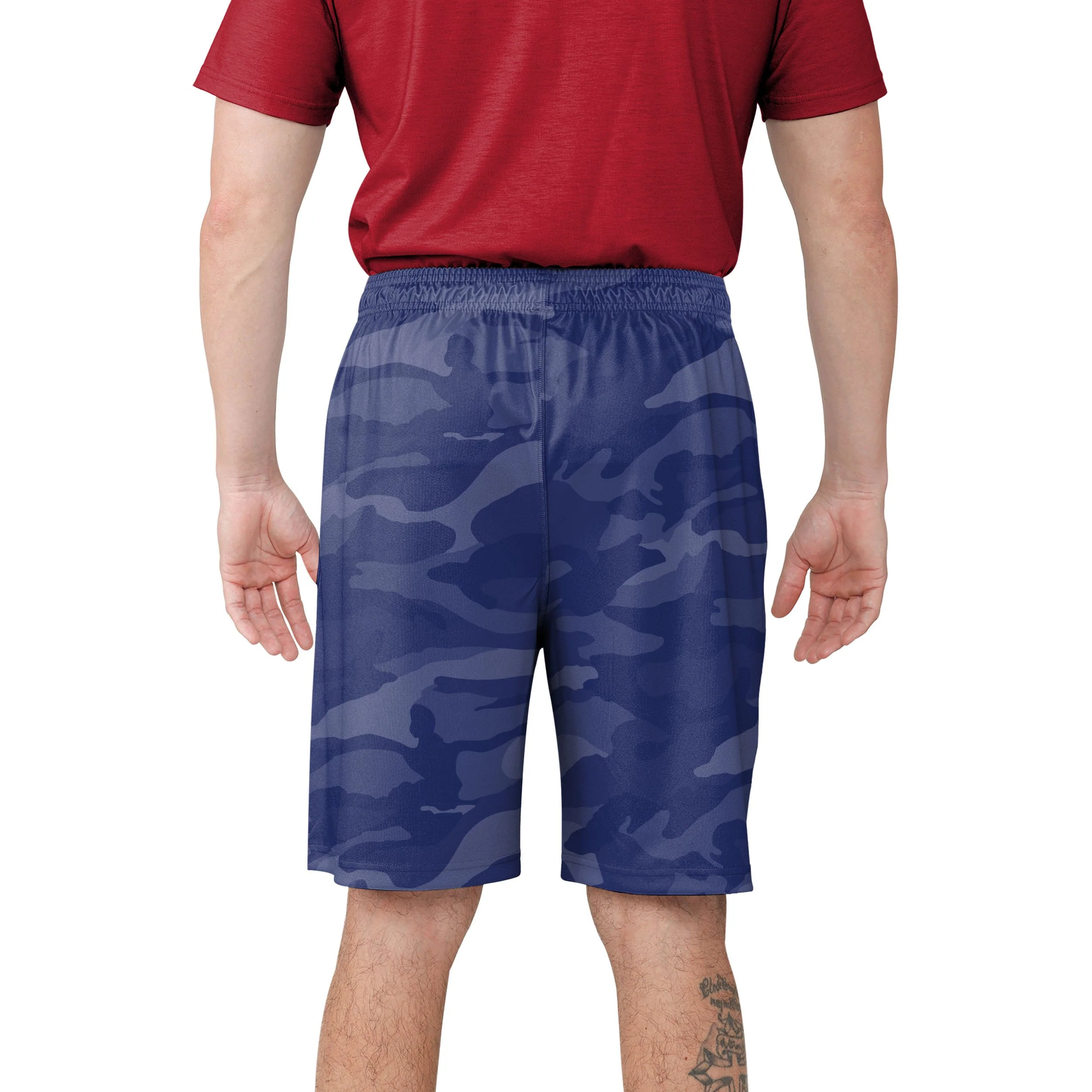 New York Giants NFL Mens Cool Camo Training Shorts - Image 3