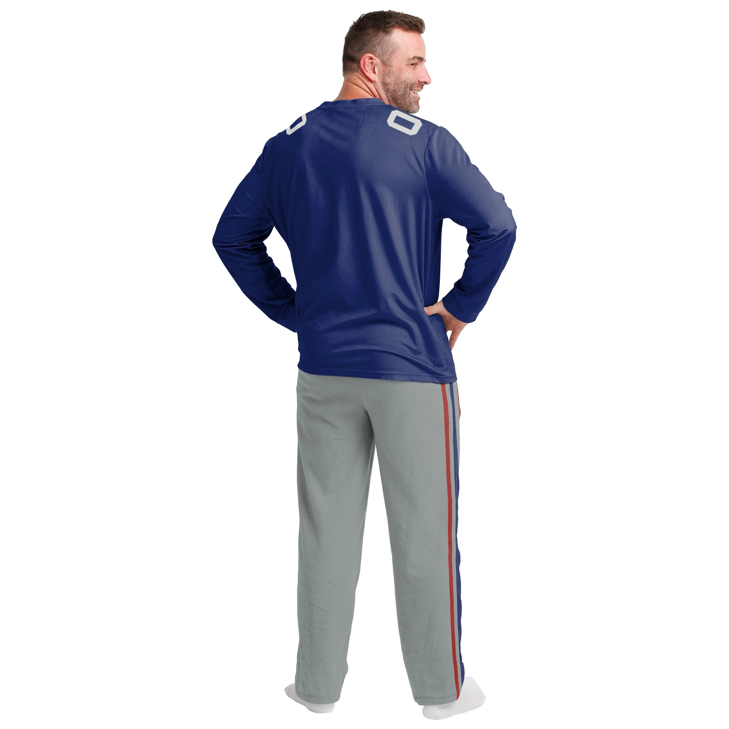 New York Giants NFL Mens Gameday Ready Pajama Set - Image 2