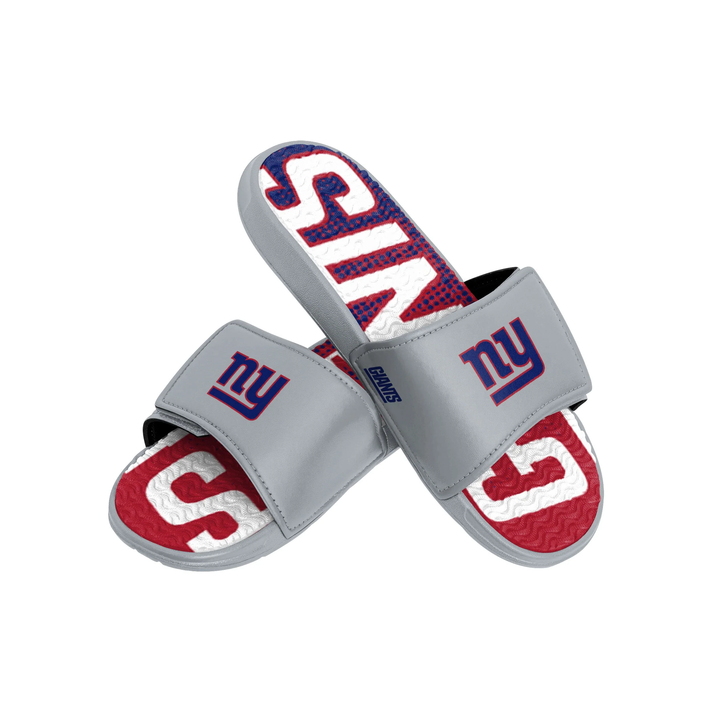 New York Giants NFL Mens Gradient Wordmark Gel Slide