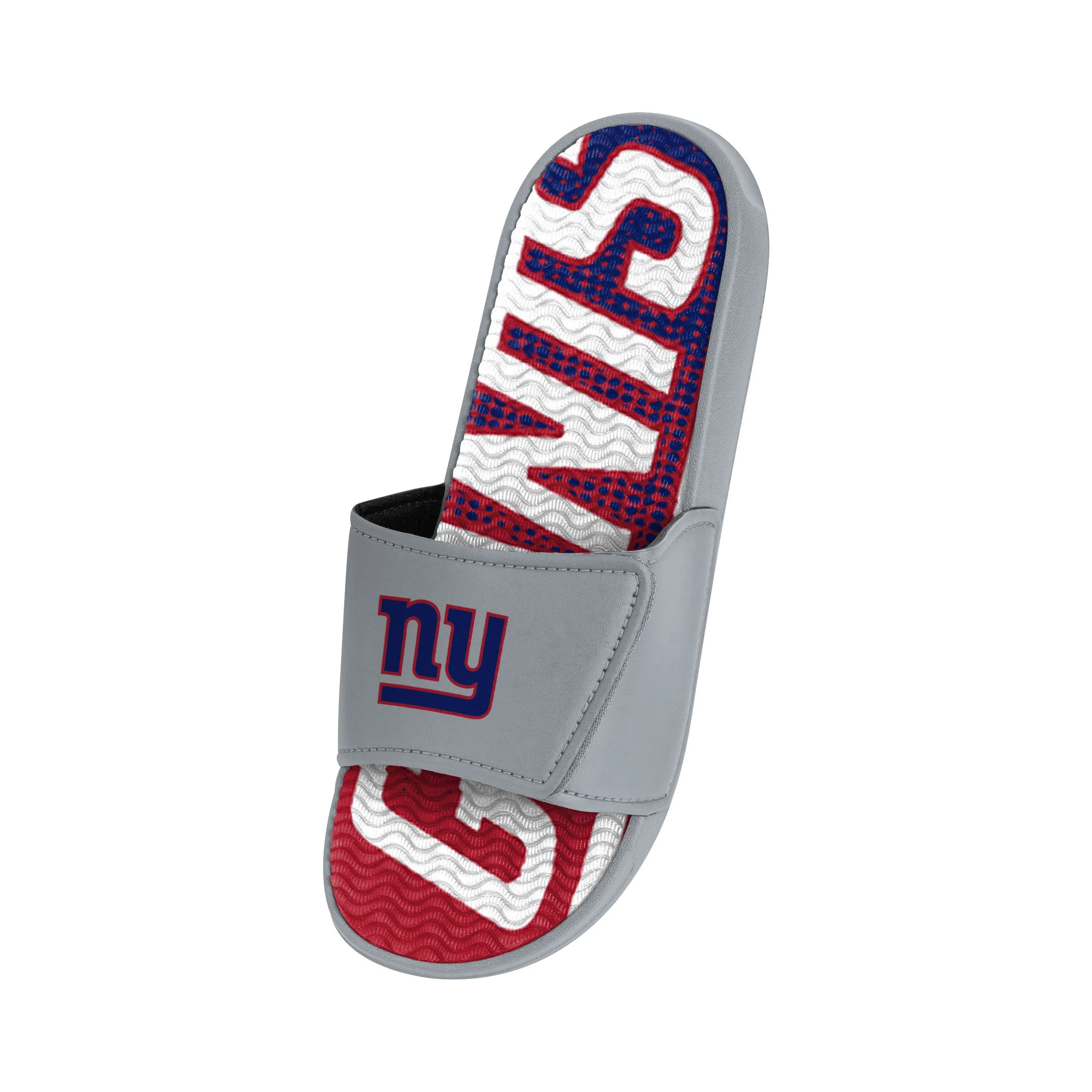 New York Giants NFL Mens Gradient Wordmark Gel Slide - Image 3