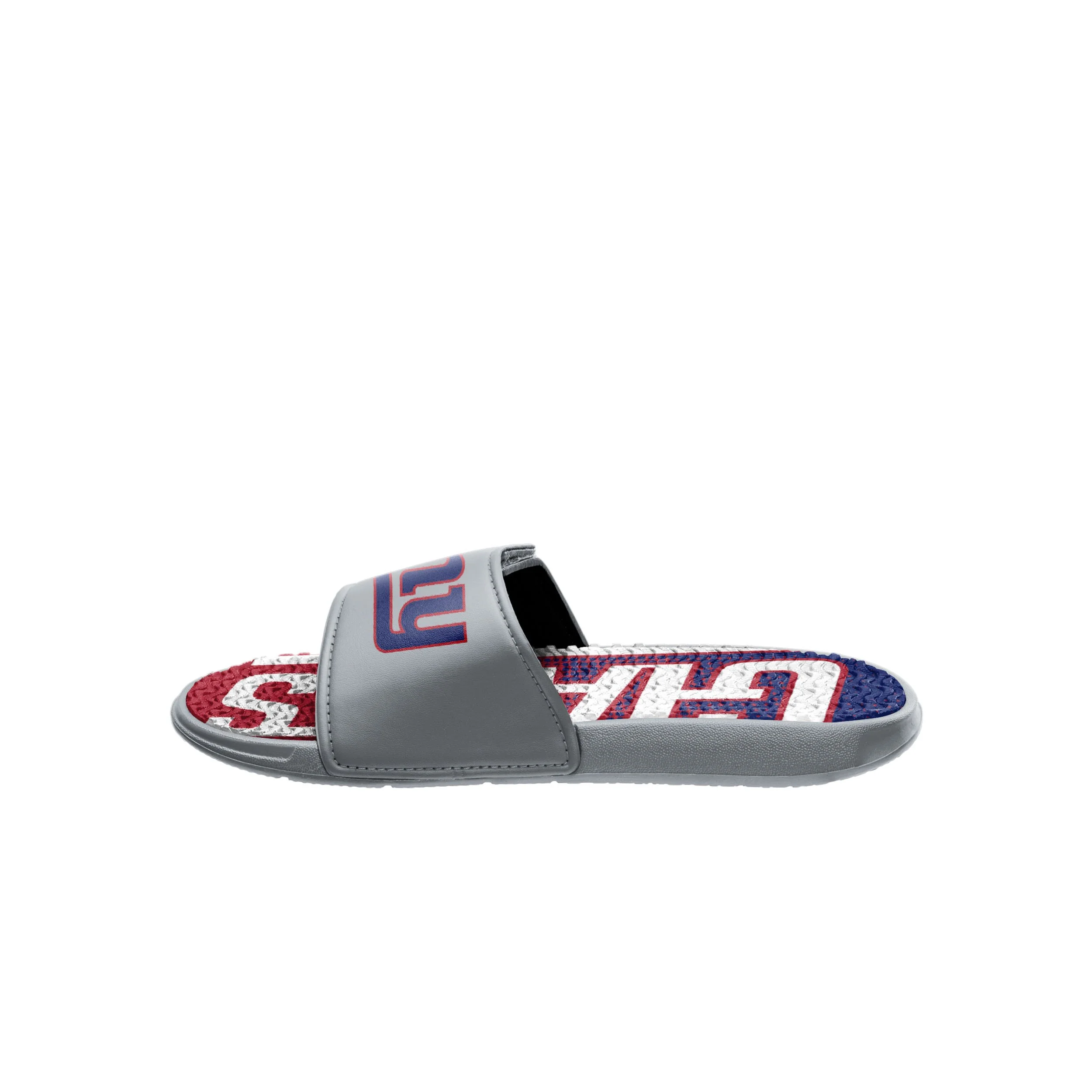 New York Giants NFL Mens Gradient Wordmark Gel Slide - Image 4