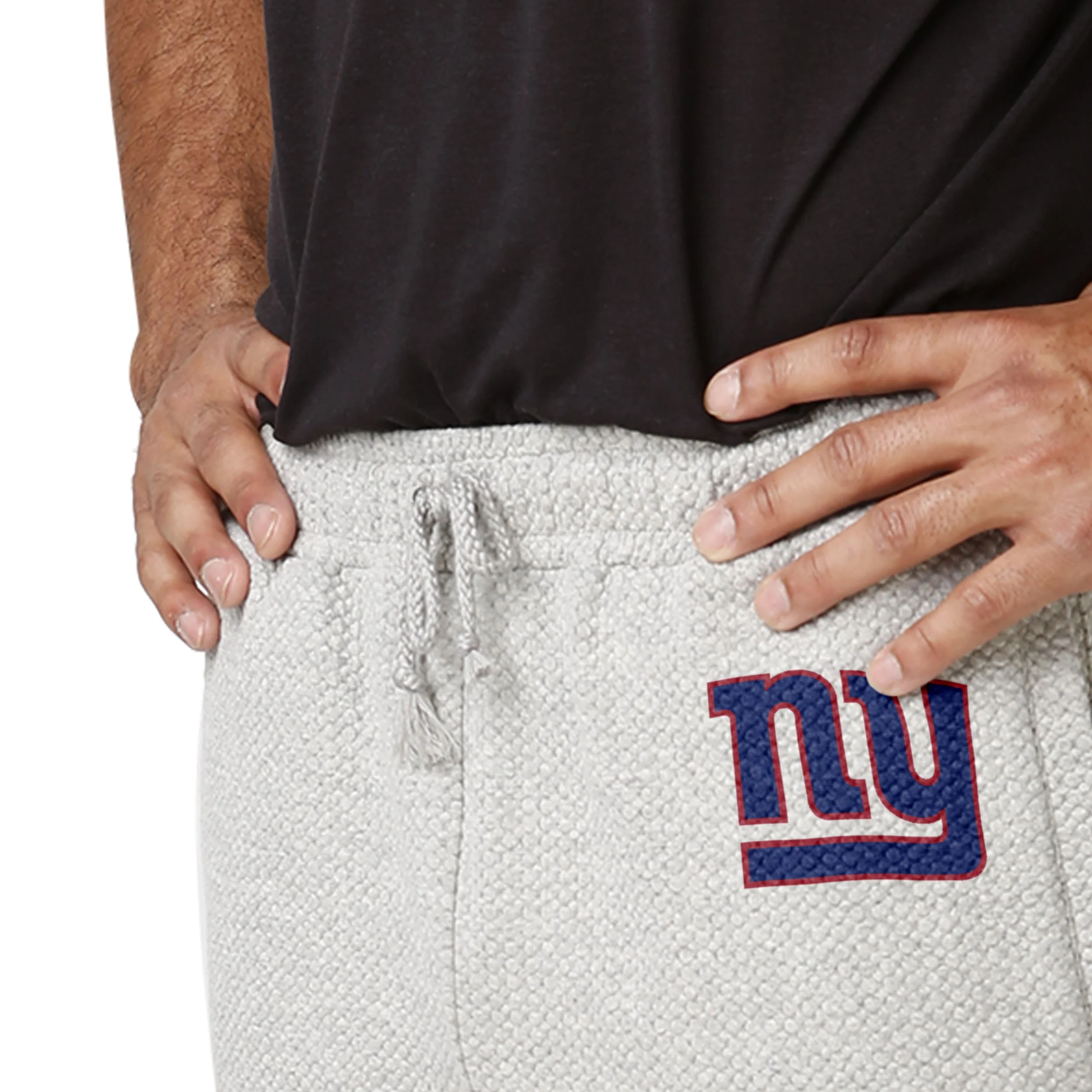 New York Giants NFL Mens Gray Woven Joggers - Image 4