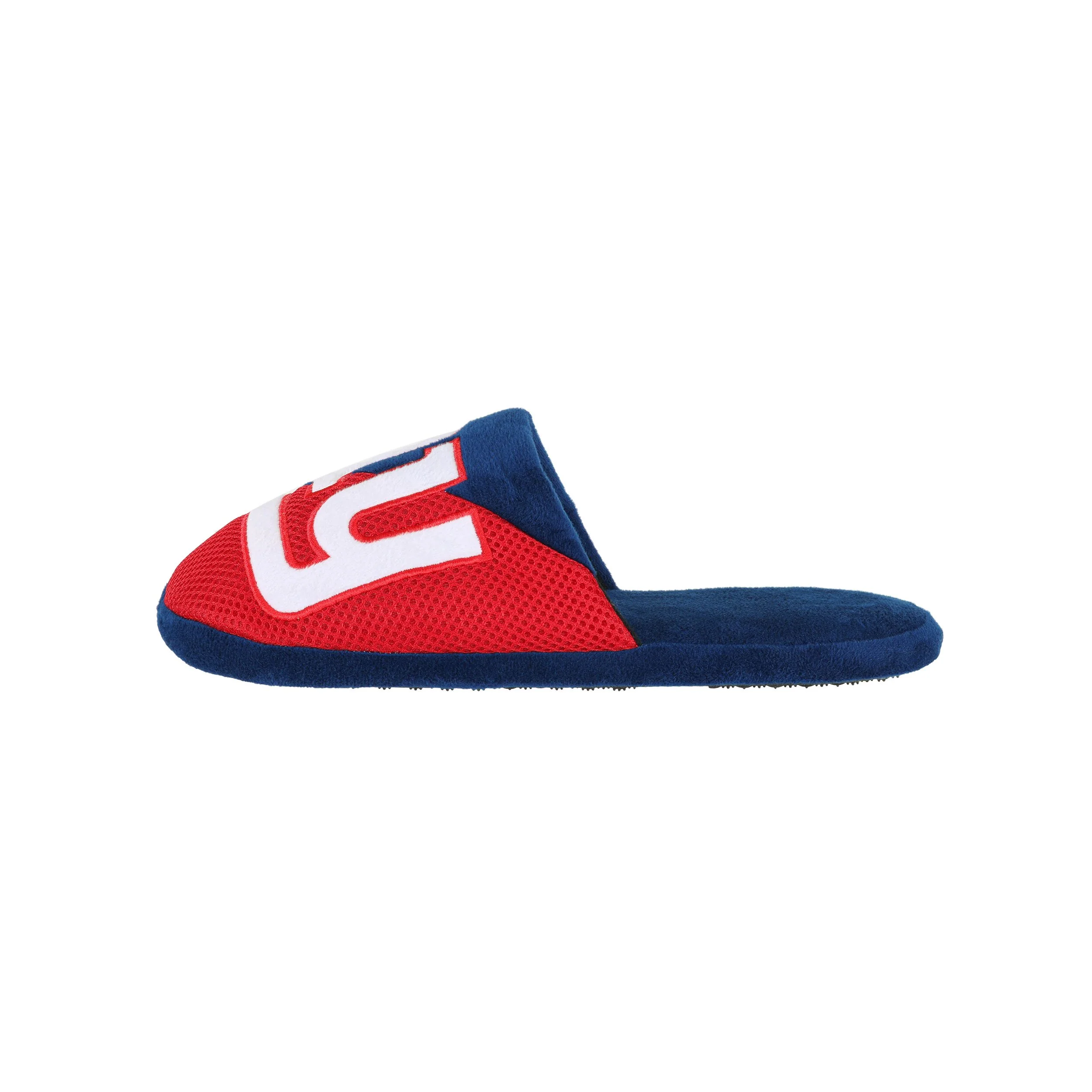 New York Giants NFL Mens Logo Staycation Slippers - Image 2