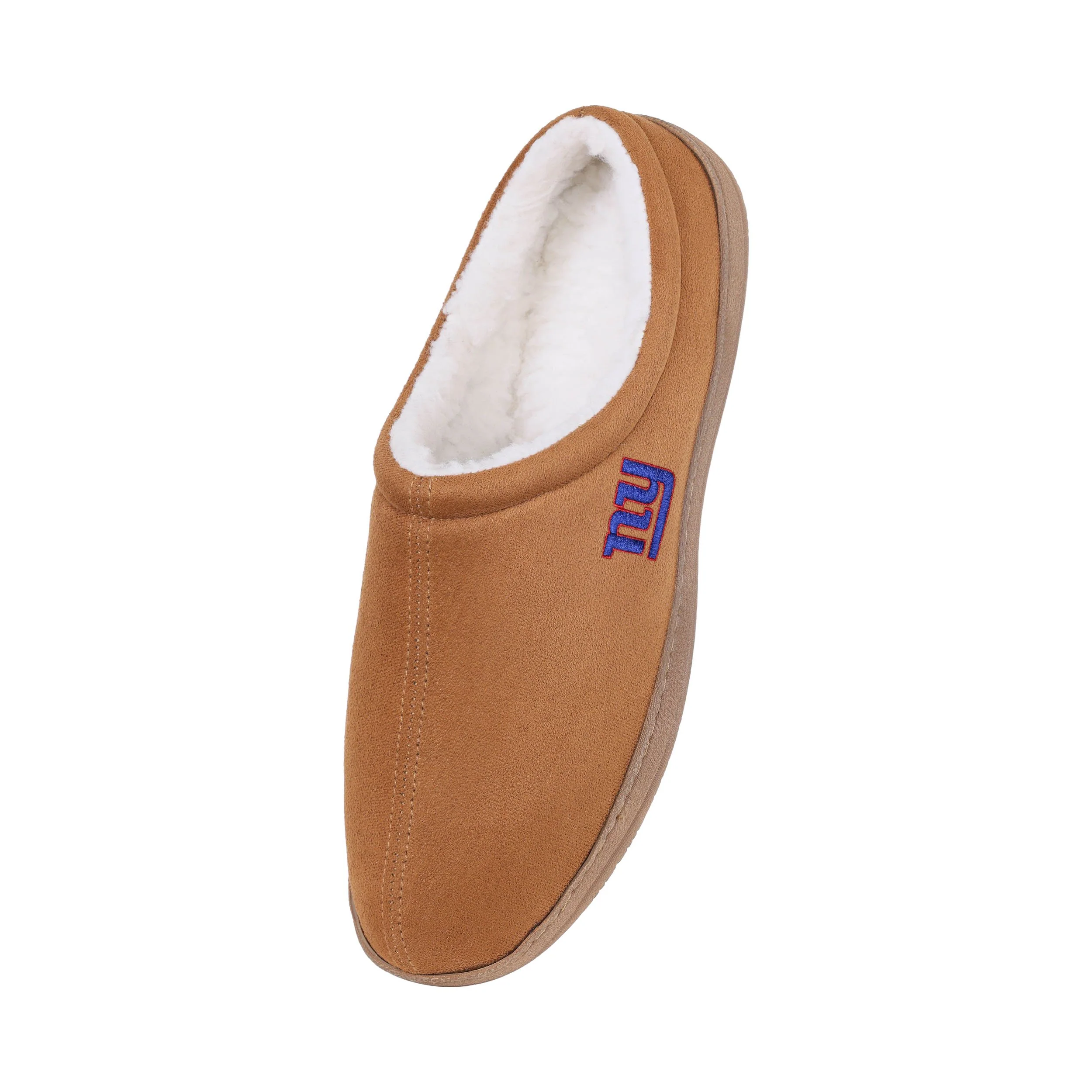 New York Giants NFL Mens Low Top Suede Slippers - Image 3