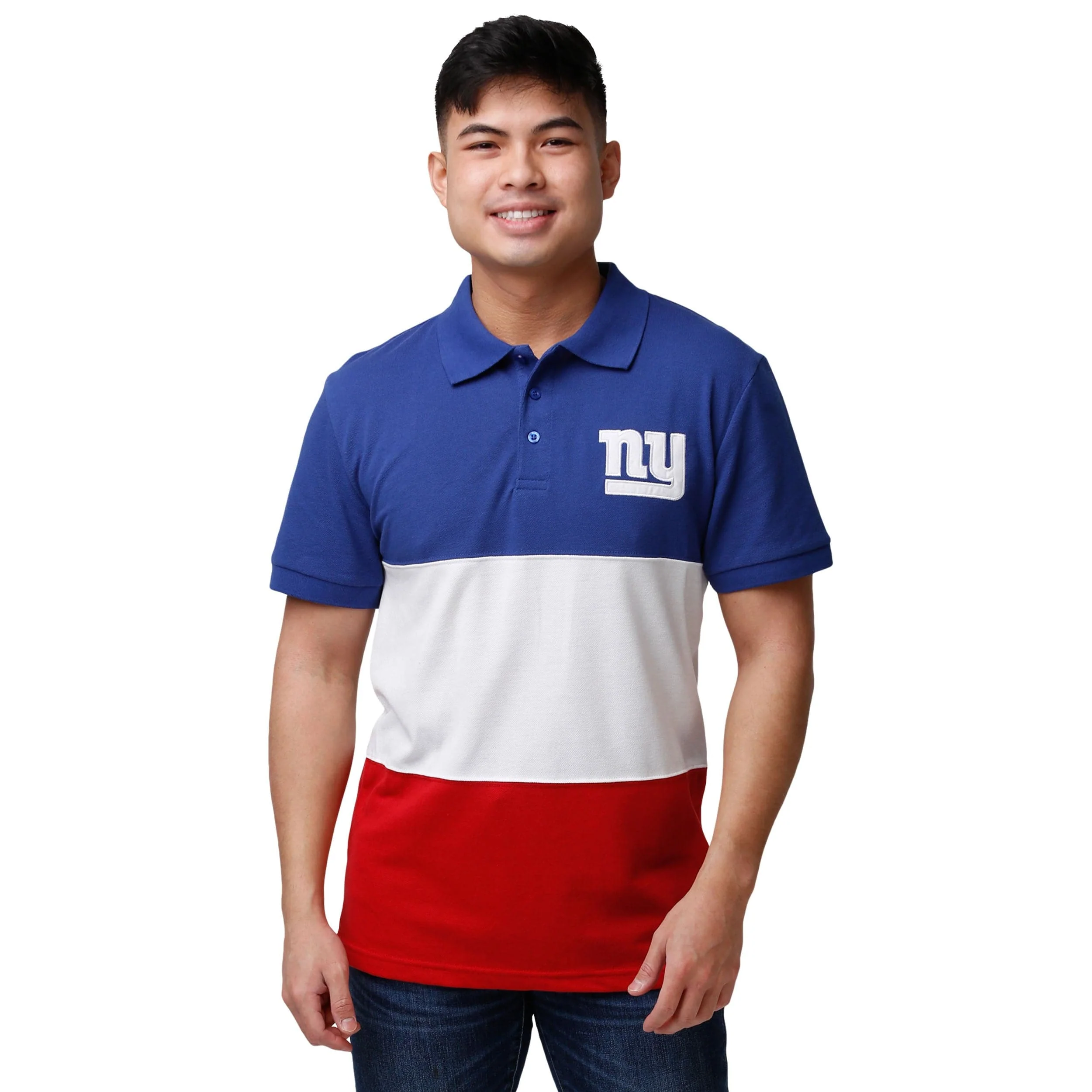 New York Giants NFL Mens Rugby Scrum Polo - Image 2