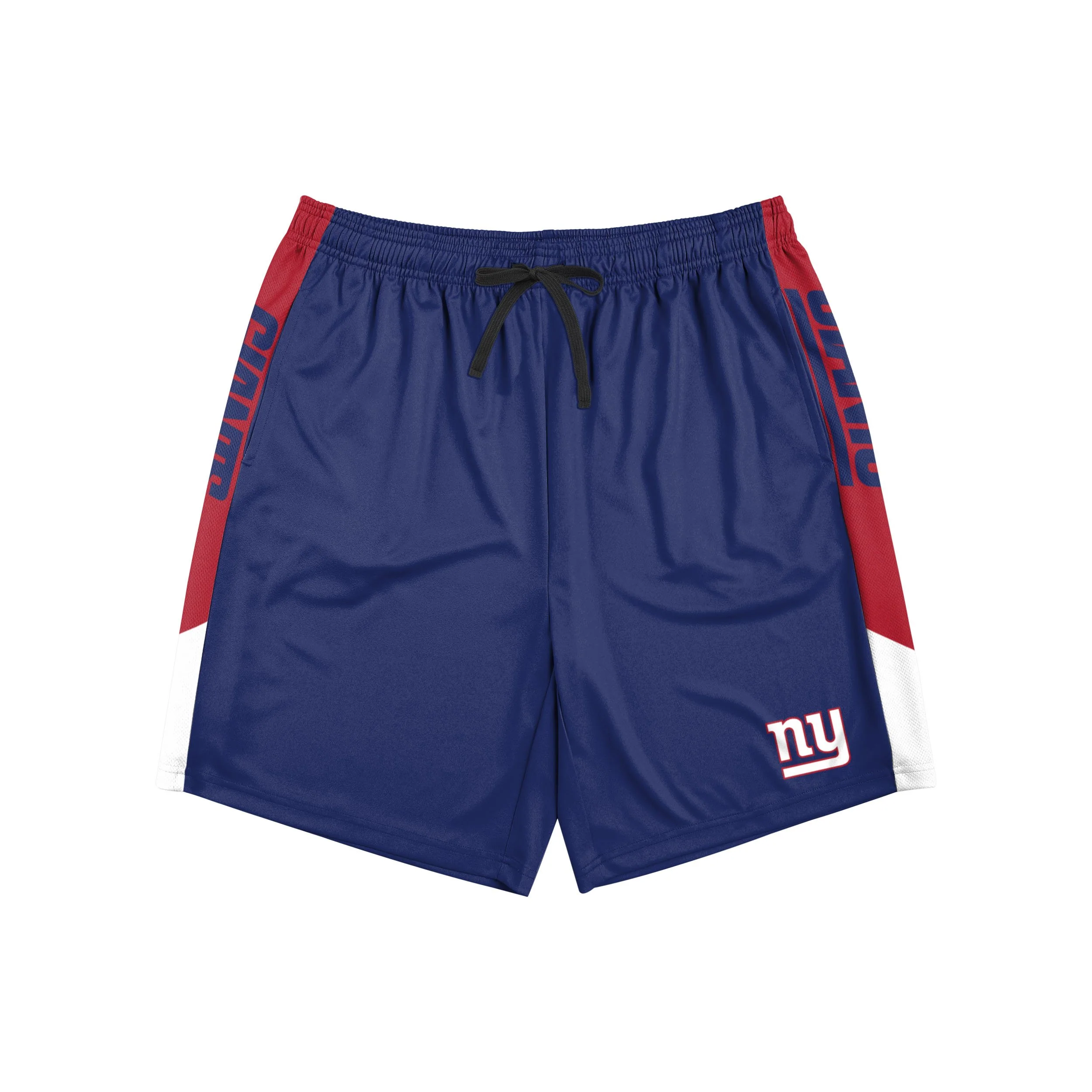 New York Giants NFL Mens Side Stripe Training Shorts - Image 4