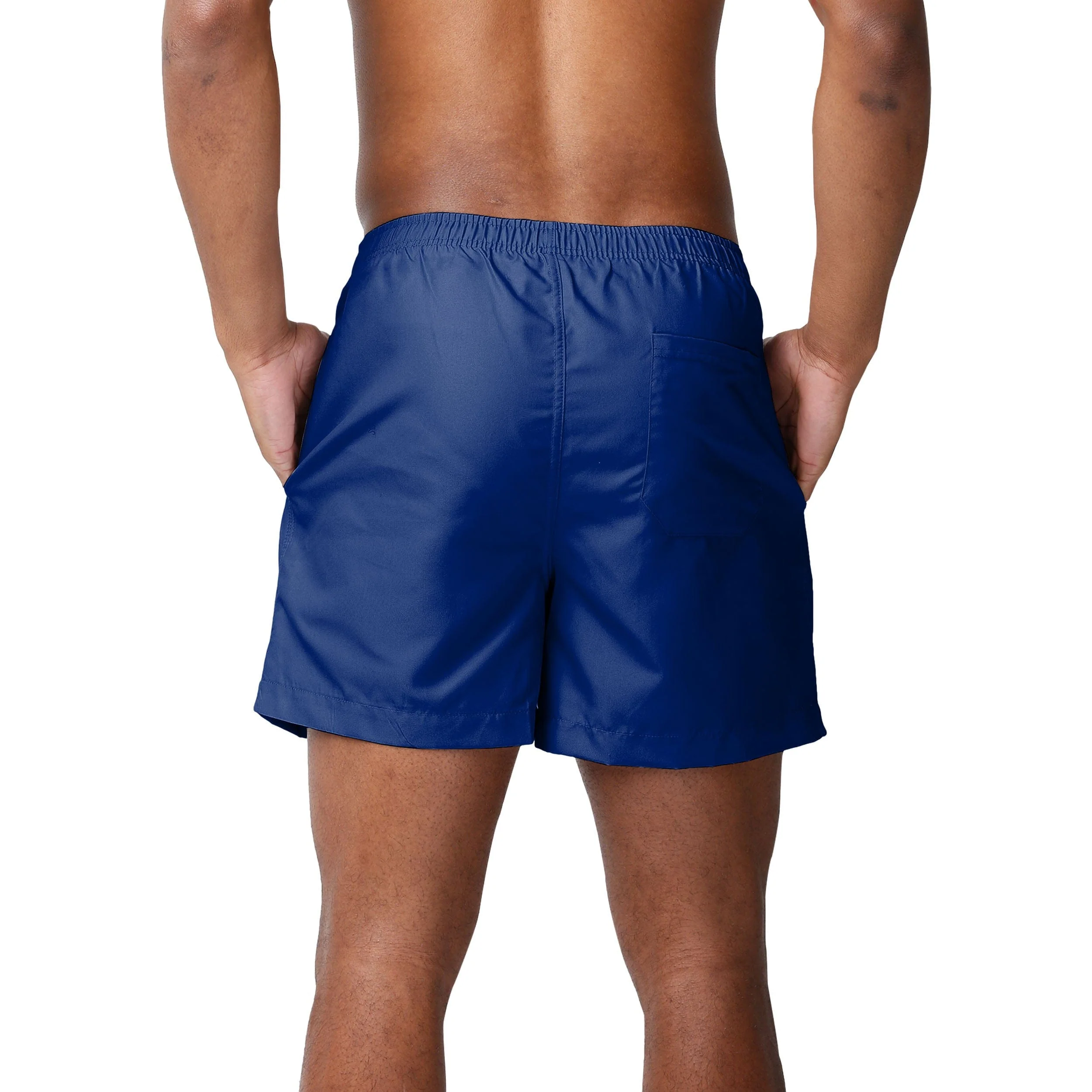 New York Giants NFL Mens Solid Wordmark 5.5" Swimming Trunks - Image 3