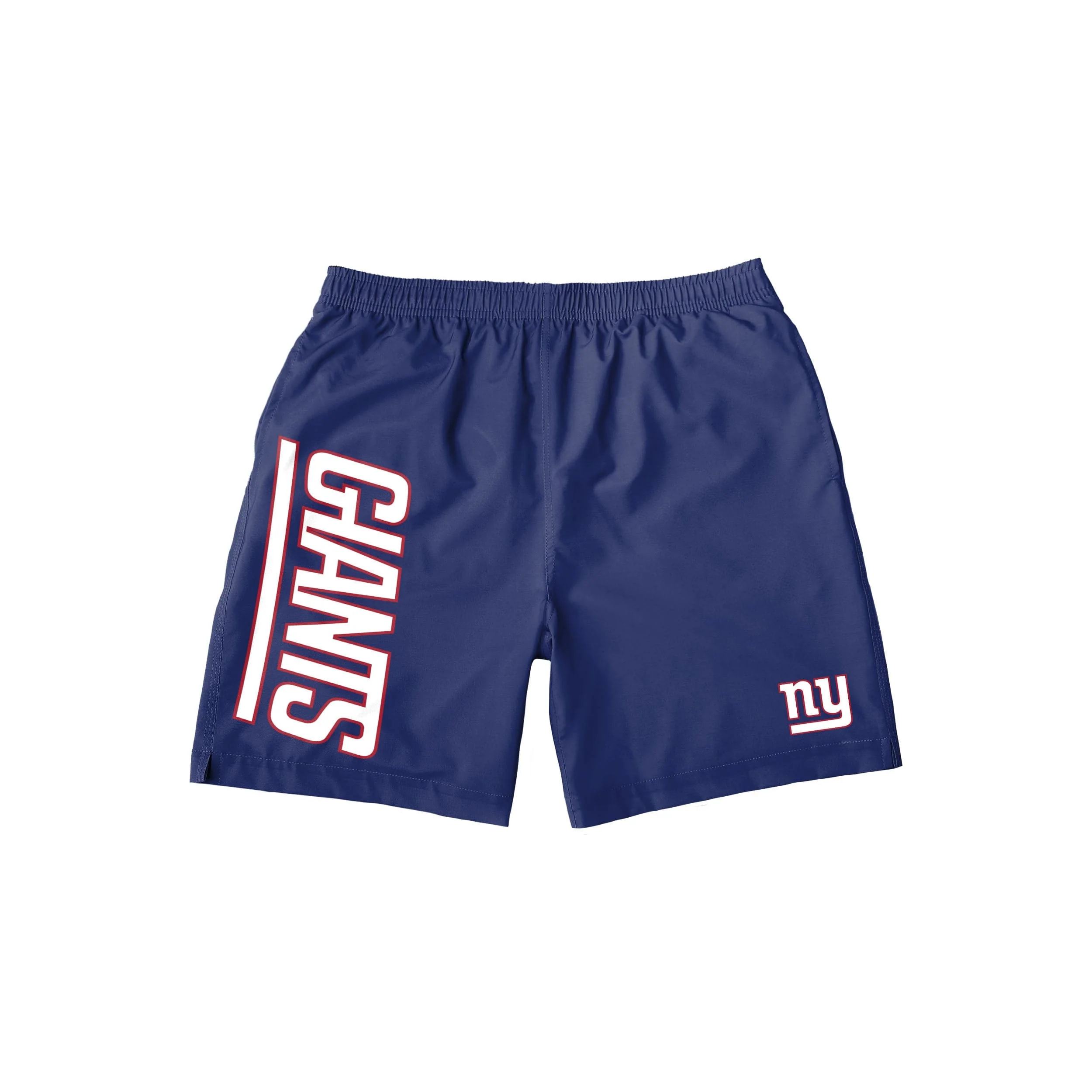 New York Giants NFL Mens Solid Wordmark Traditional Swimming Trunks - Image 4