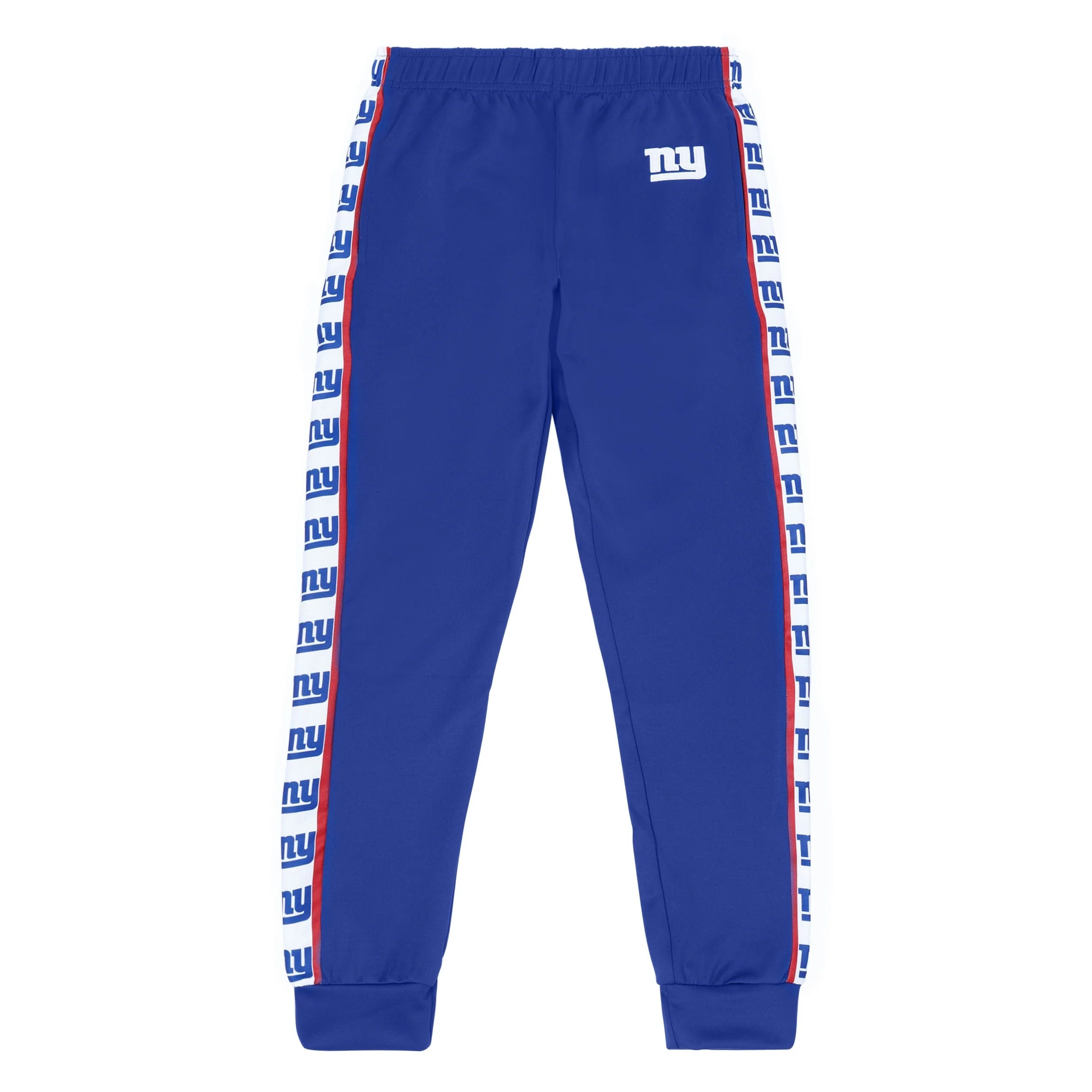New York Giants NFL Mens Stripe Logo Track Pants - Image 4