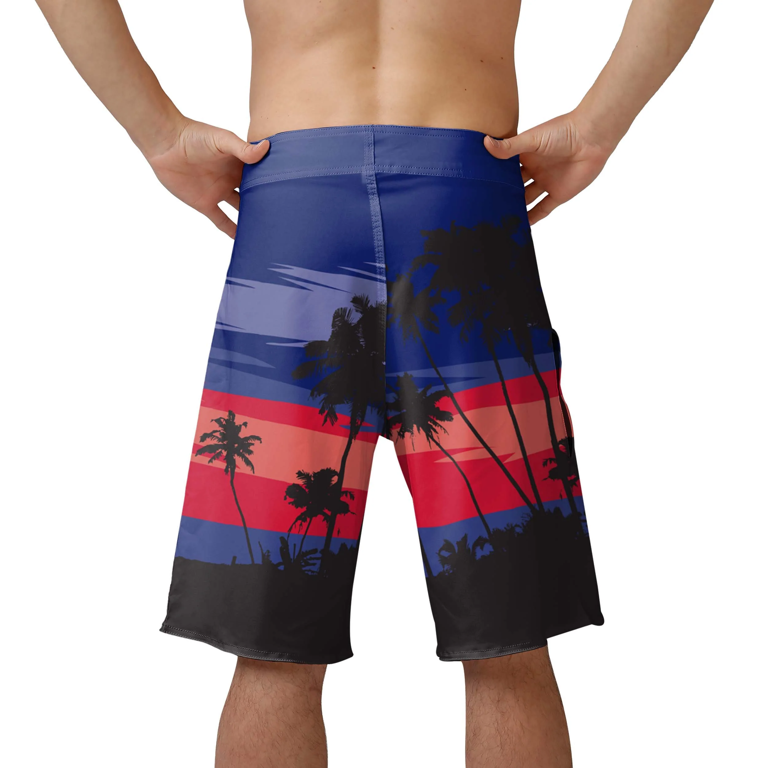 New York Giants NFL Mens Sunset Boardshorts - Image 3