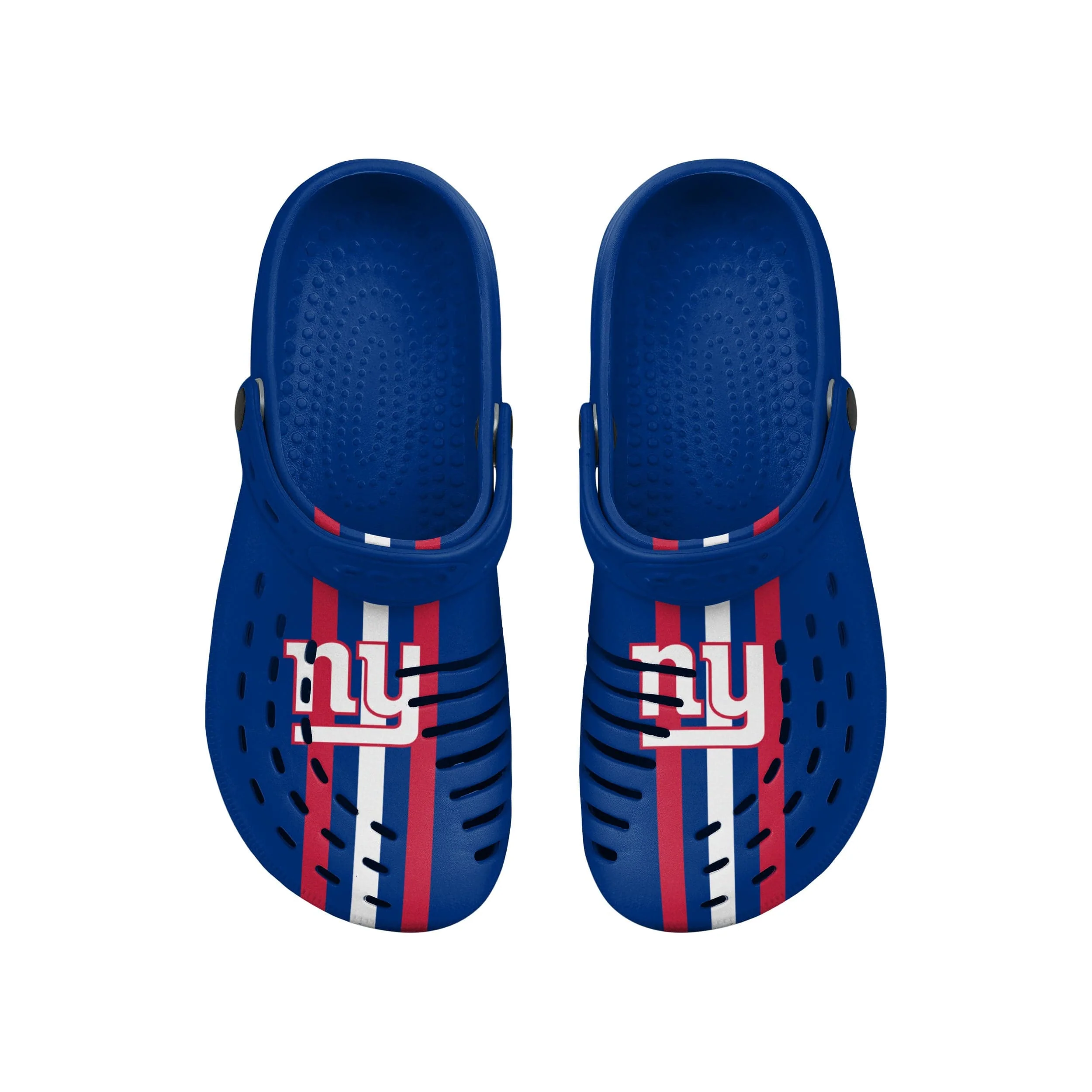 New York Giants NFL Mens Team Stripe Clog With Strap - Image 4