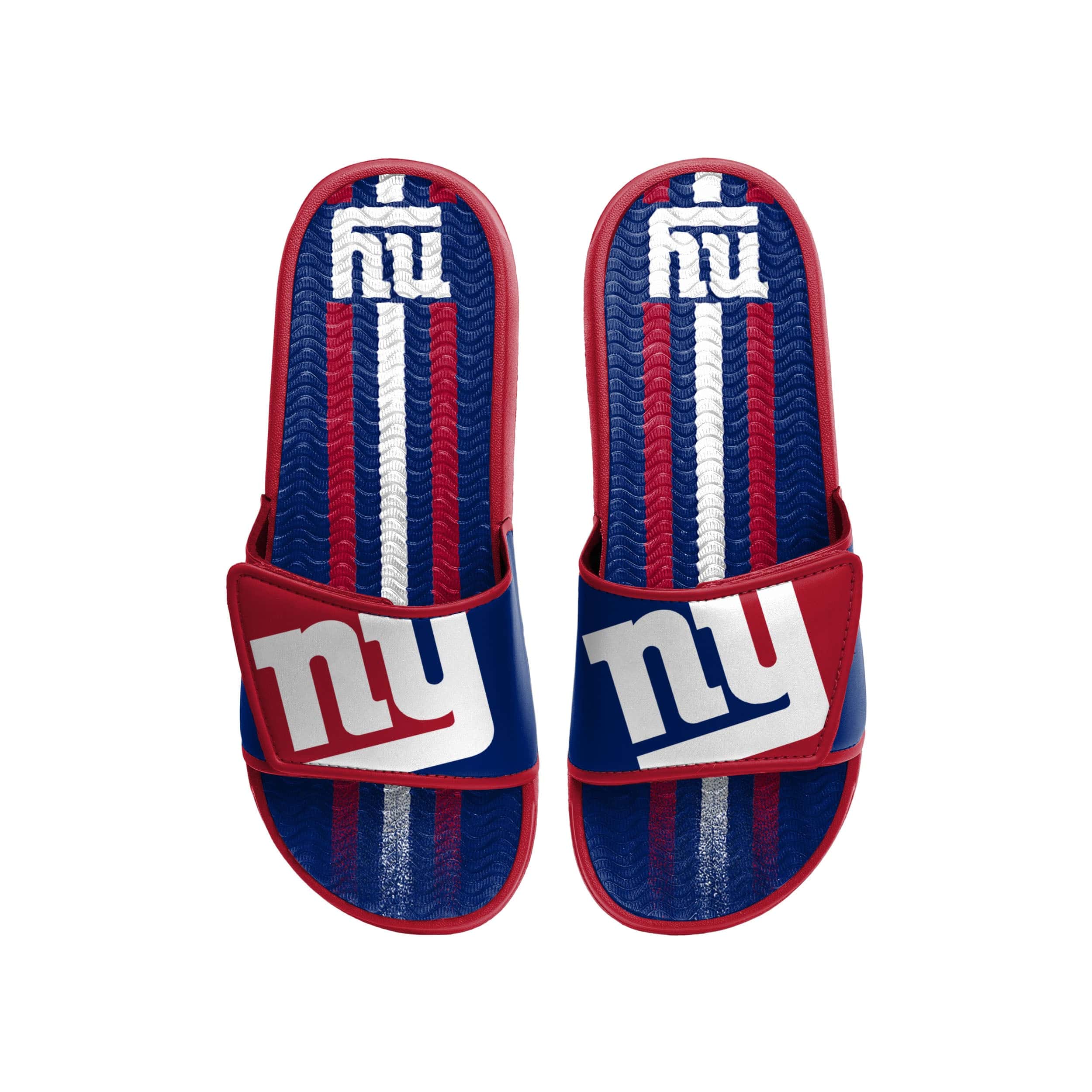 New York Giants NFL Mens Team Stripe Gel Slide - Image 2