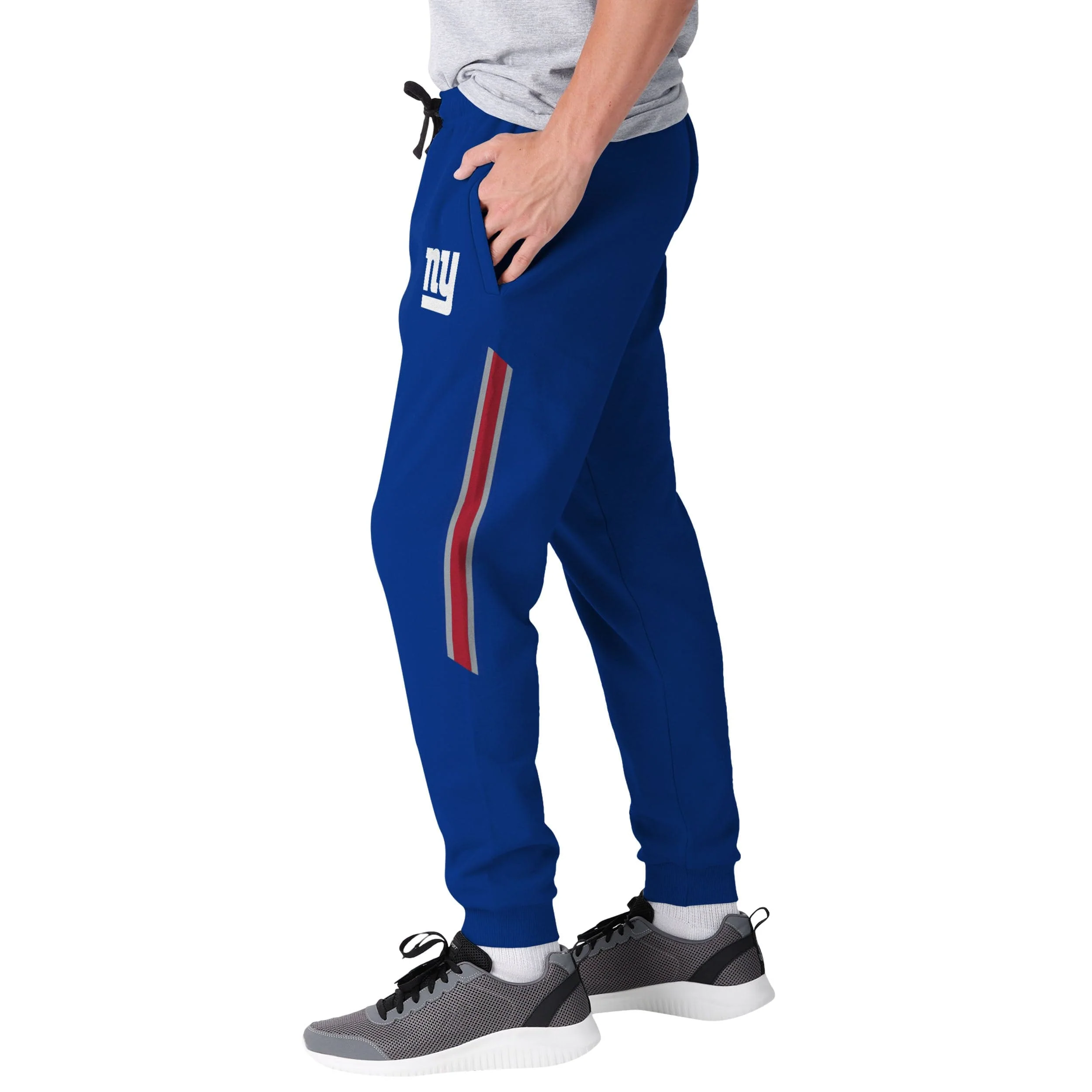New York Giants NFL Mens Team Stripe Joggers - Image 2
