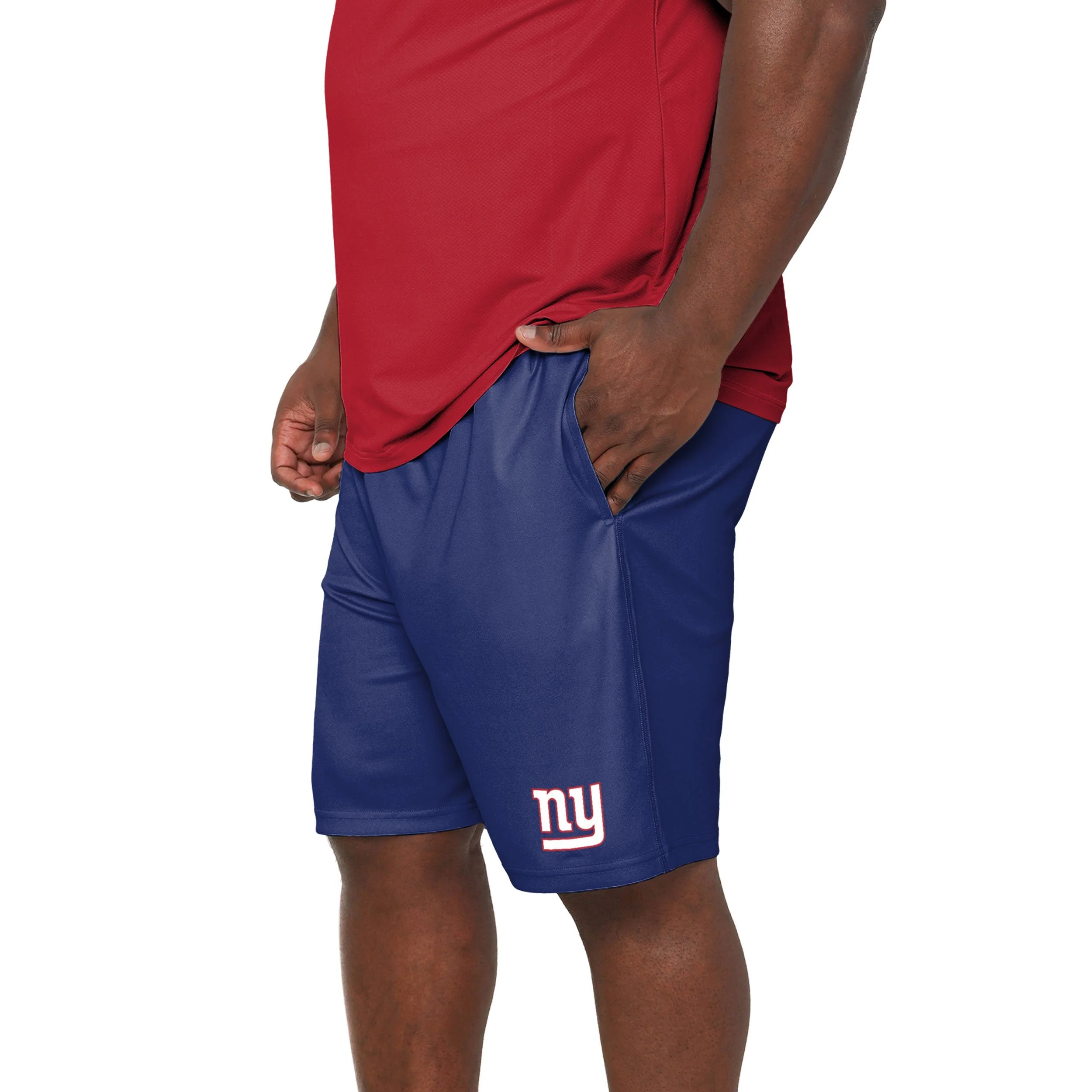 New York Giants NFL Mens Team Workout Training Shorts - Image 2