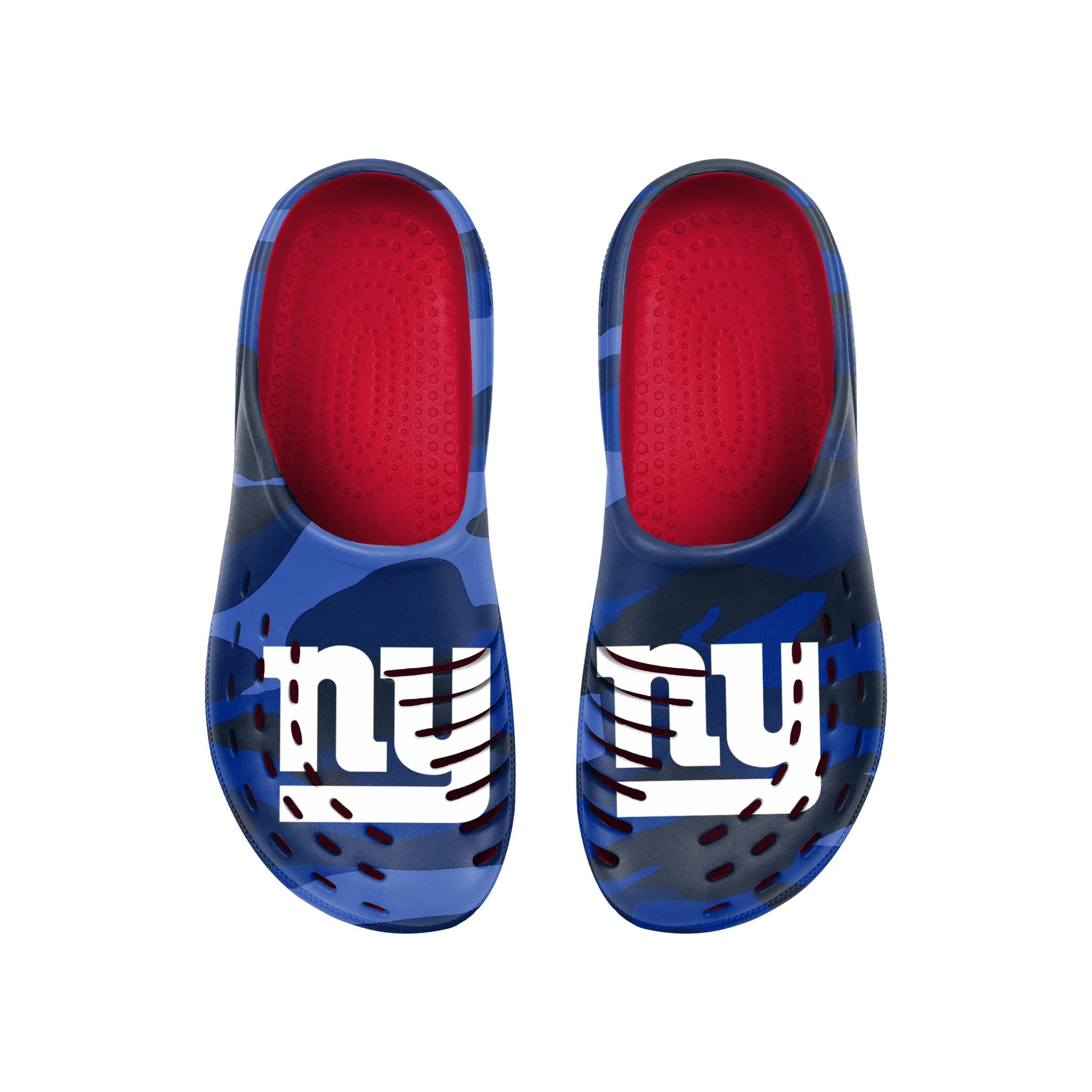New York Giants NFL Mens Tonal Camo Clog - Image 4