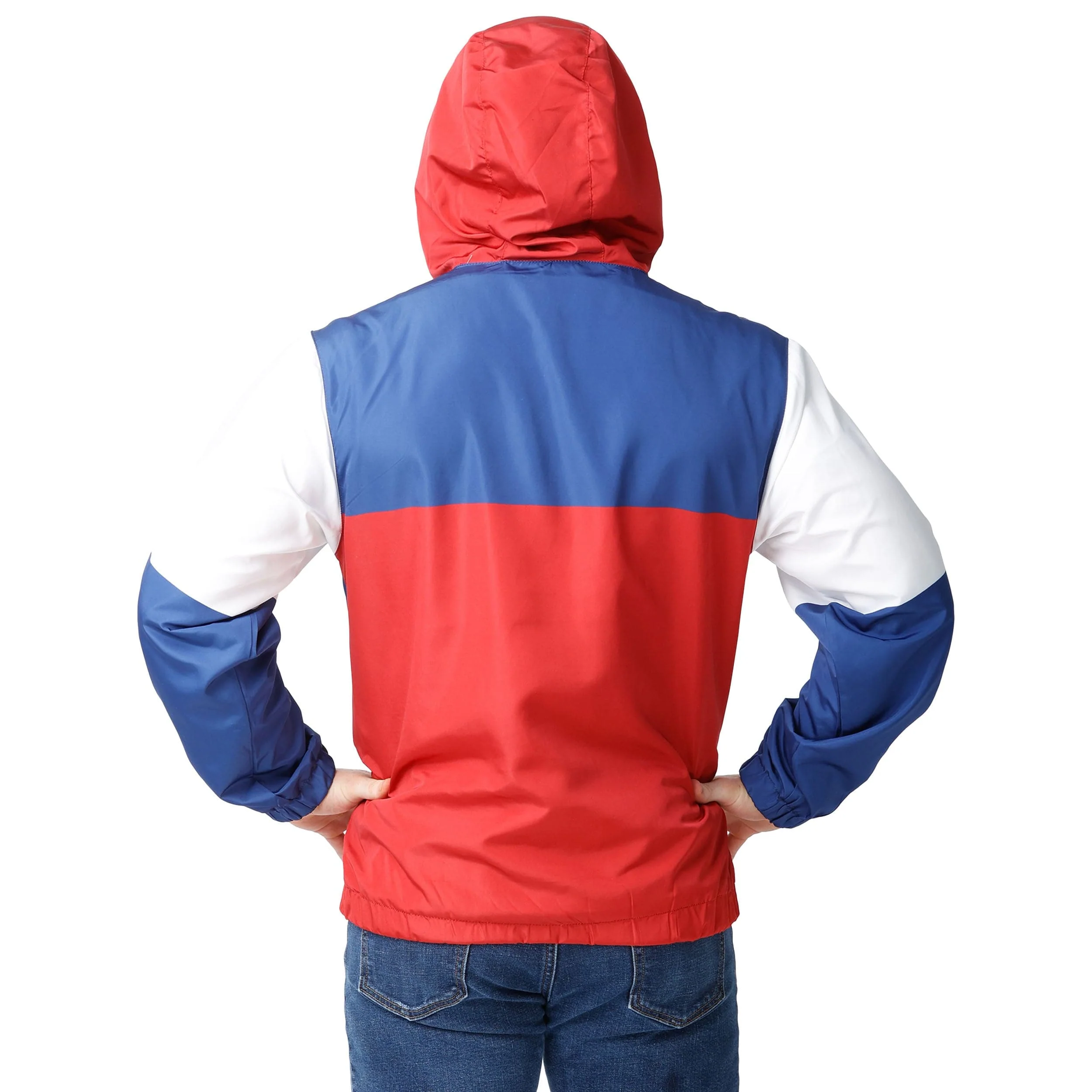 New York Giants NFL Mens Warm-Up Windbreaker - Image 2