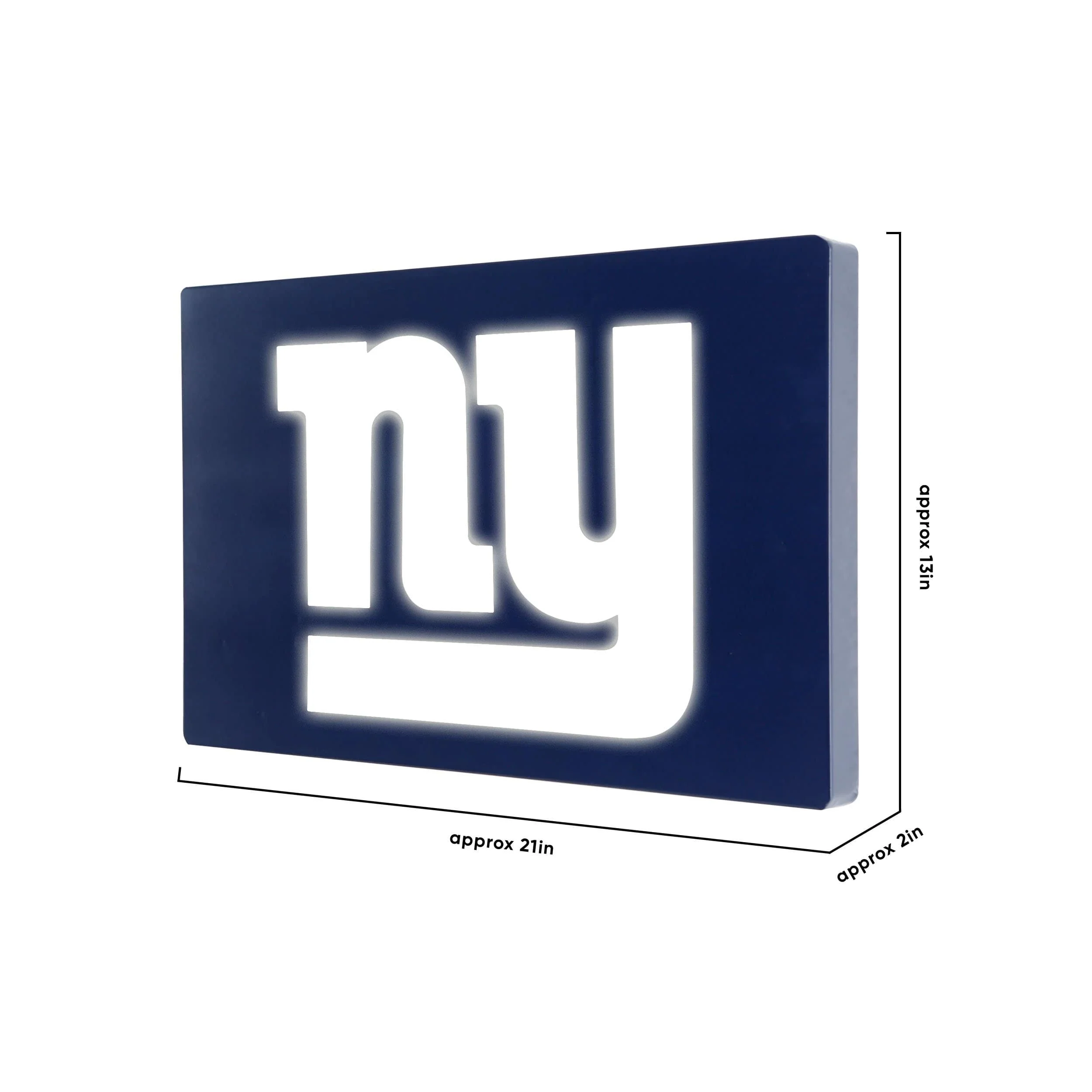 New York Giants NFL Metal Light Up Logo Sign - Image 3