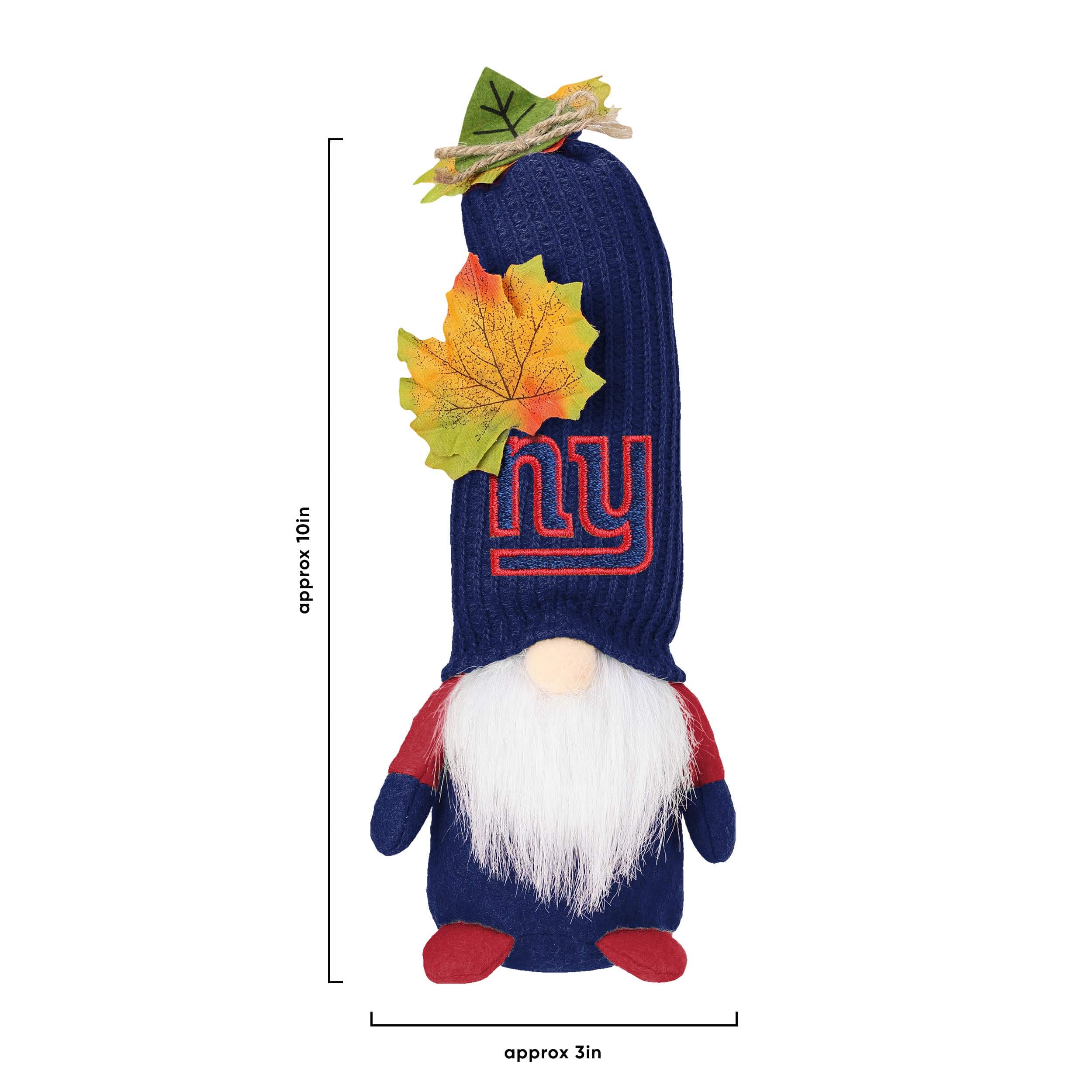 New York Giants NFL Mixed Material Harvest Plush Gnome - Image 4