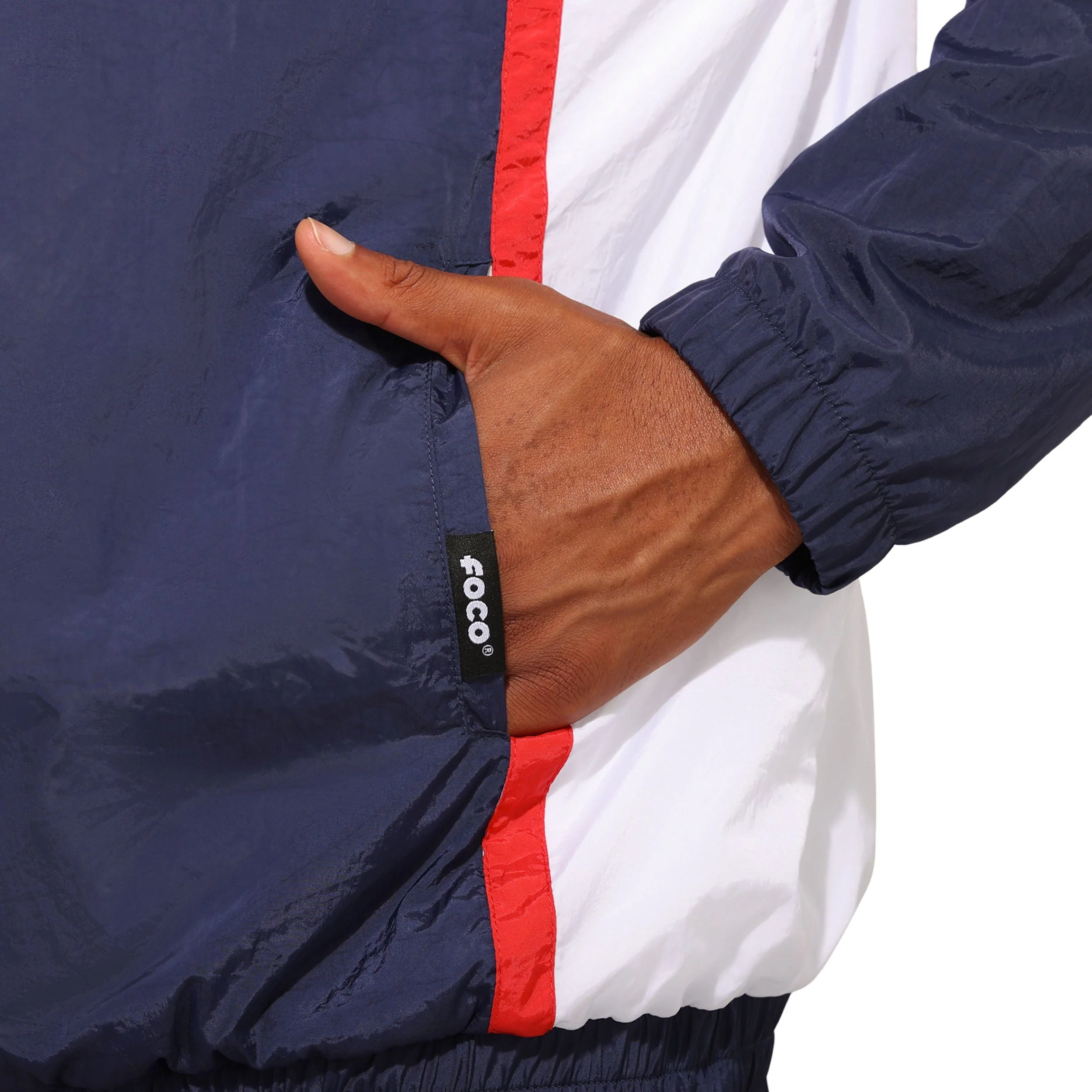 New York Giants NFL Nylon Crinkle Gameday Jacket - Image 4