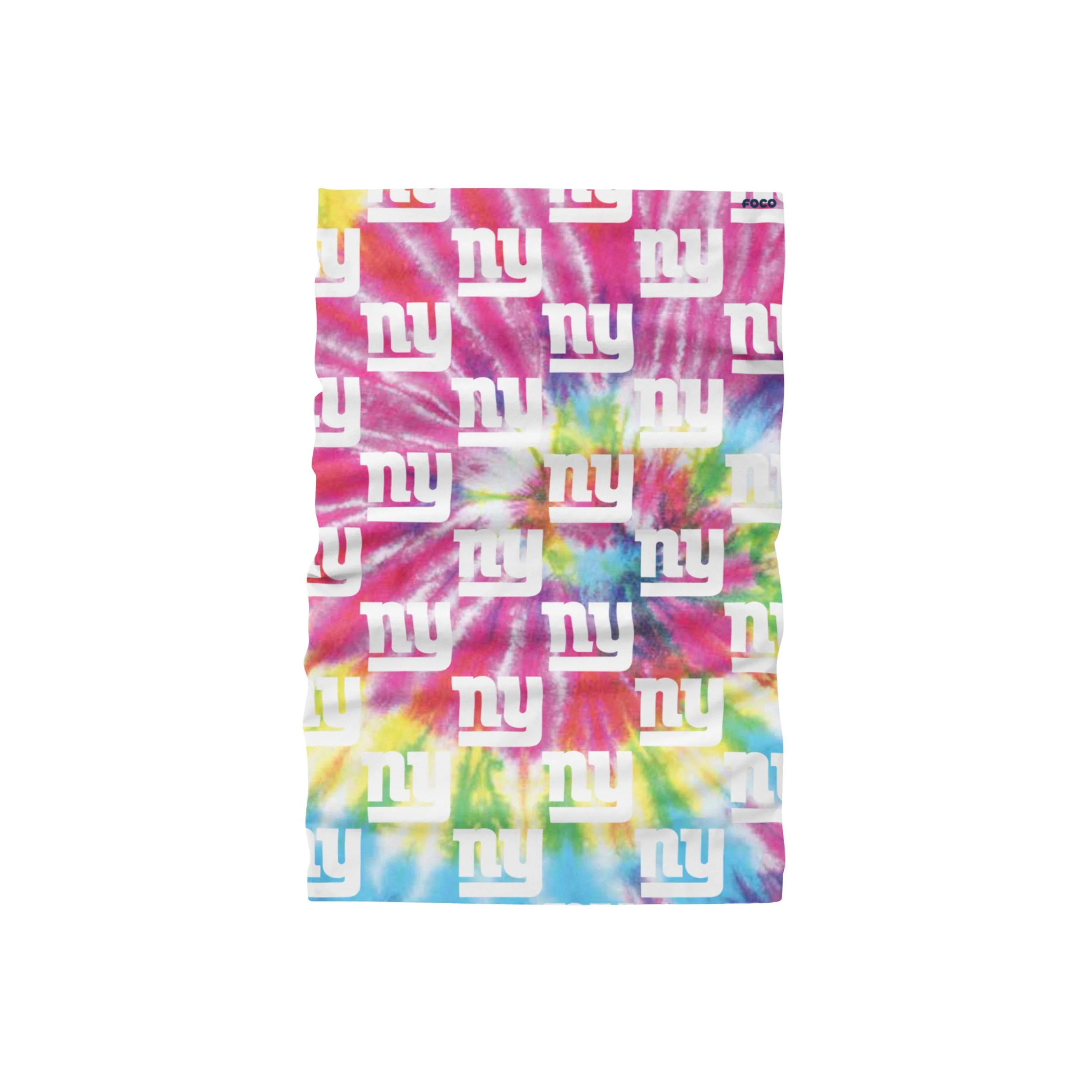 New York Giants NFL Pastel Tie-Dye Gaiter Scarf - Image 2