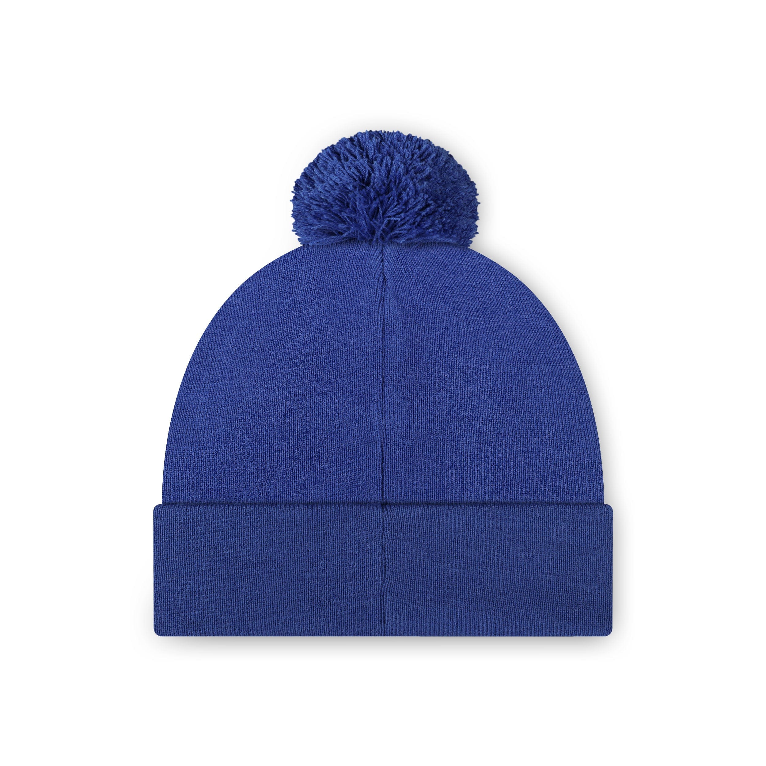 New York Giants NFL Royal Basic Primary Logo Pom Beanie - Image 2