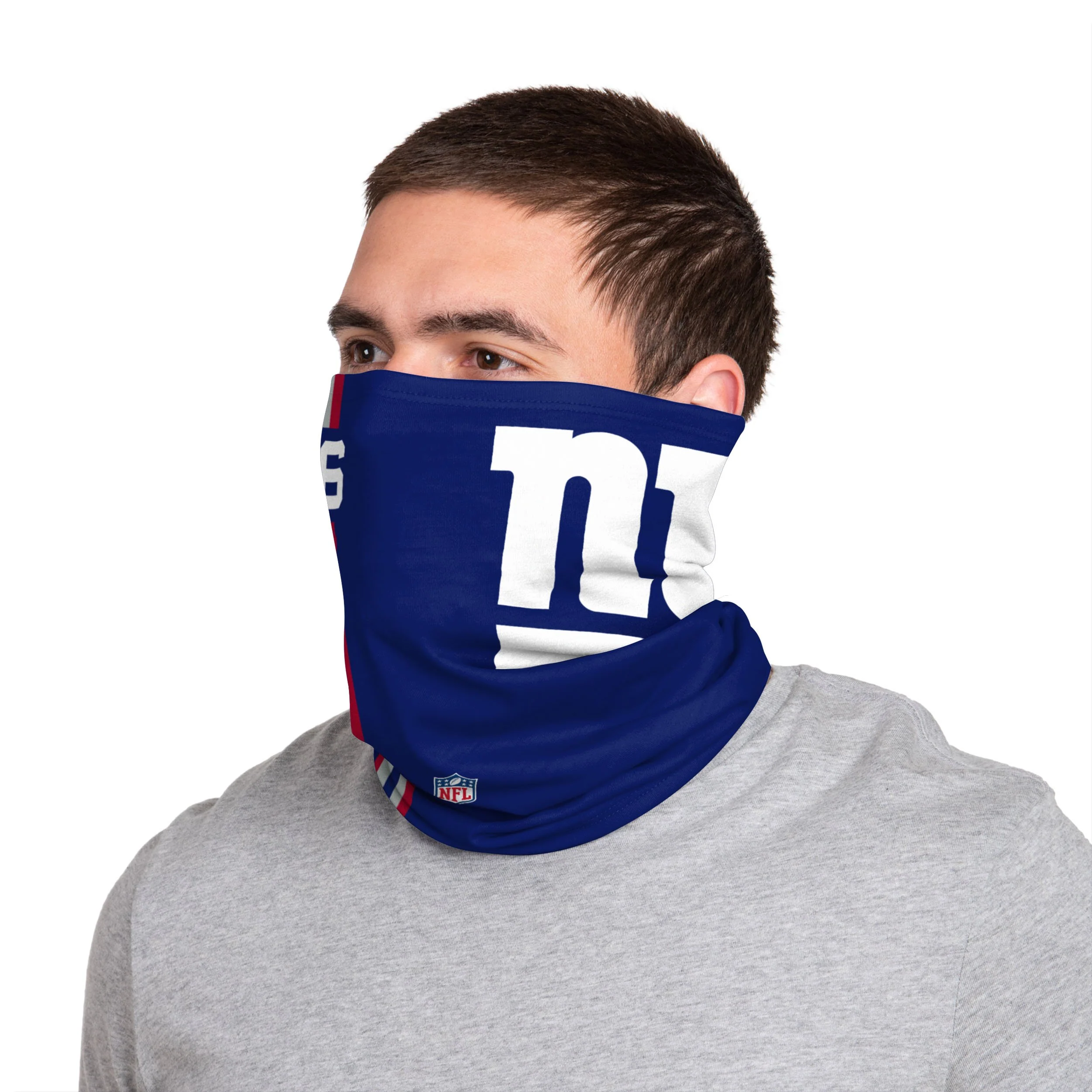 New York Giants NFL Saquon Barkley On-Field Sideline Logo Gaiter Scarf - Image 2