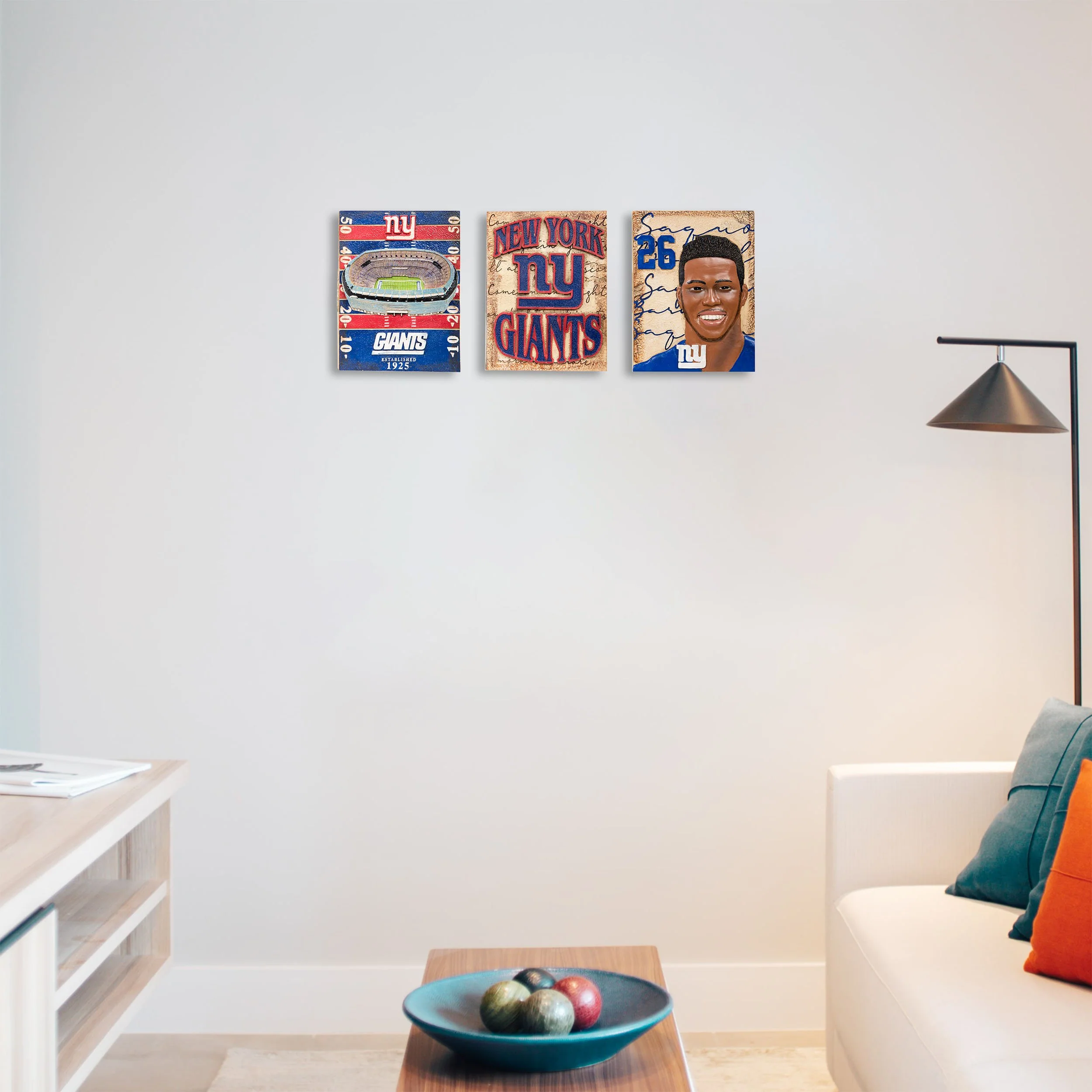 New York Giants NFL Saquon Barkley Player Wall Plaque - Image 5