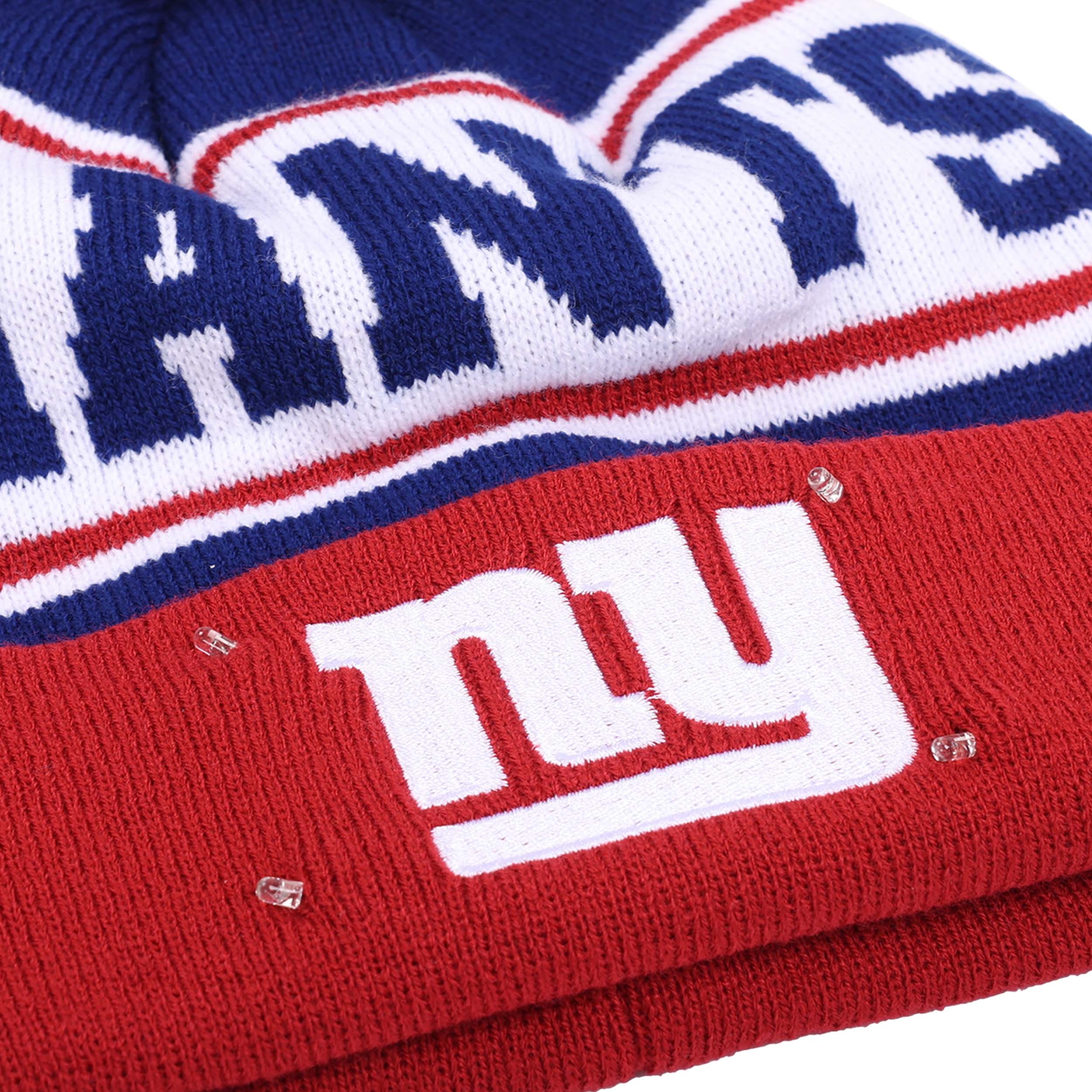 New York Giants NFL Snow Stealer Light Up Beanie - Image 3