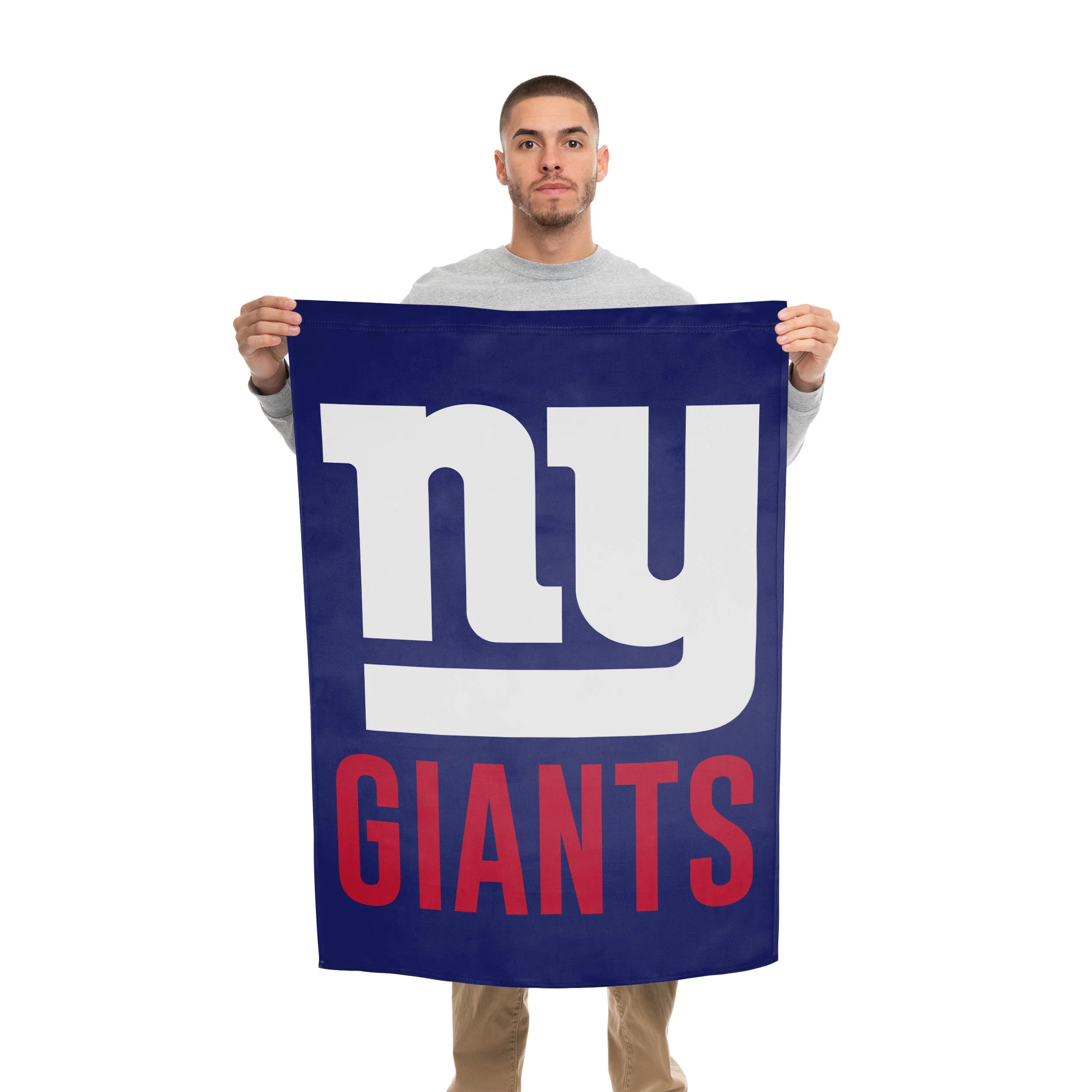 New York Giants NFL Solid Vertical Flag - Image 2