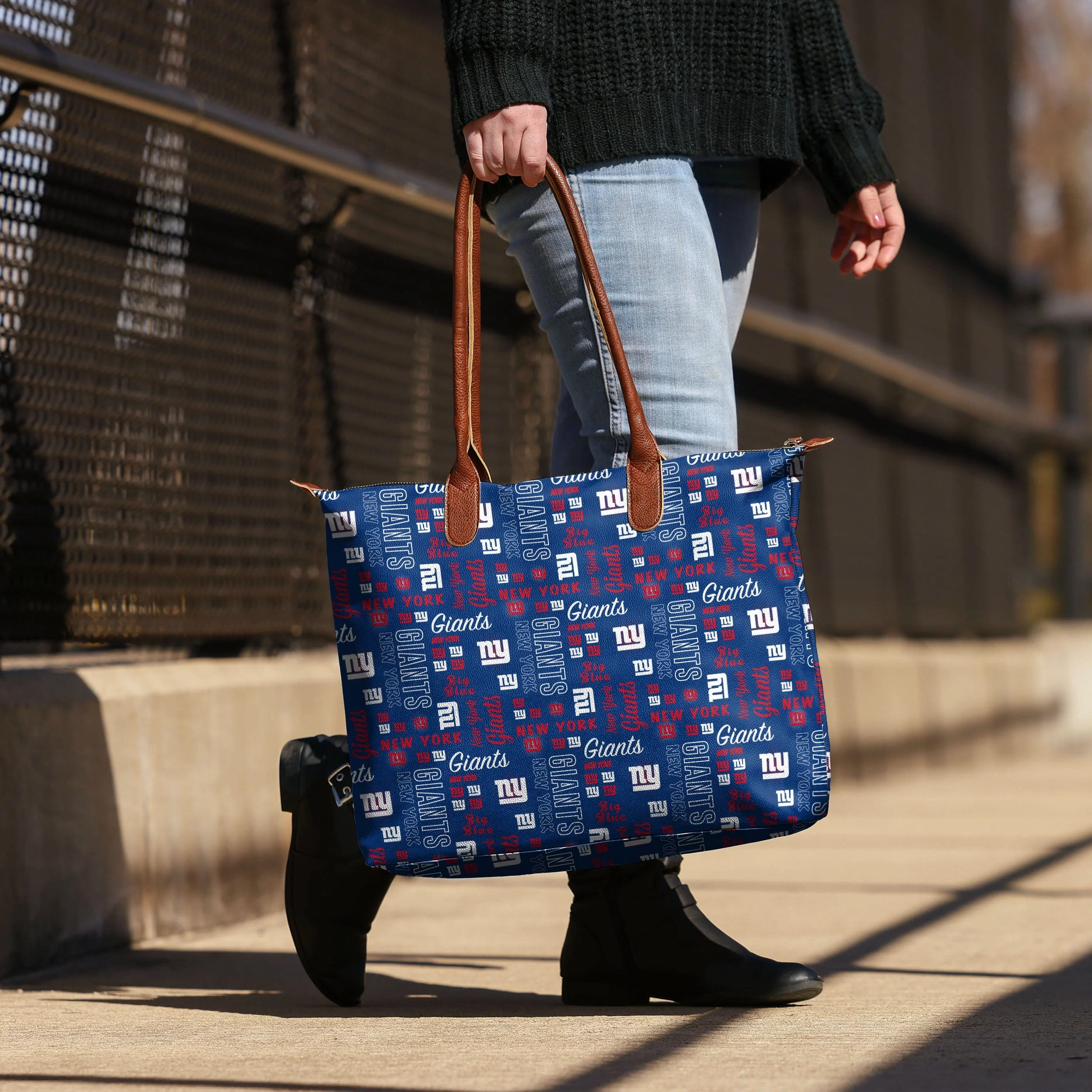 New York Giants NFL Spirited Style Printed Collection Tote Bag - Image 3